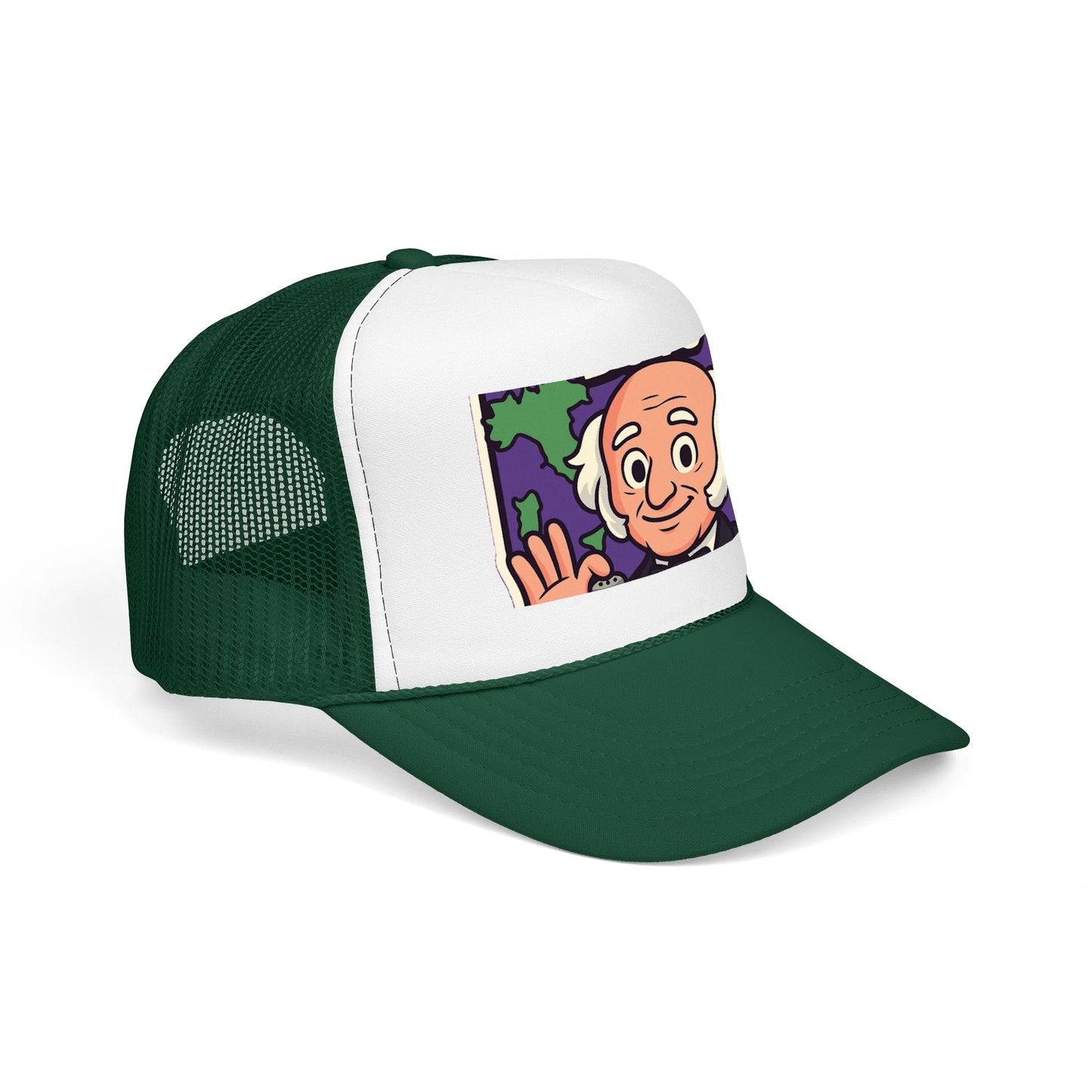 The Van Buren Boys Foam Trucker Hat - lifestyle view | Genius Mangoes