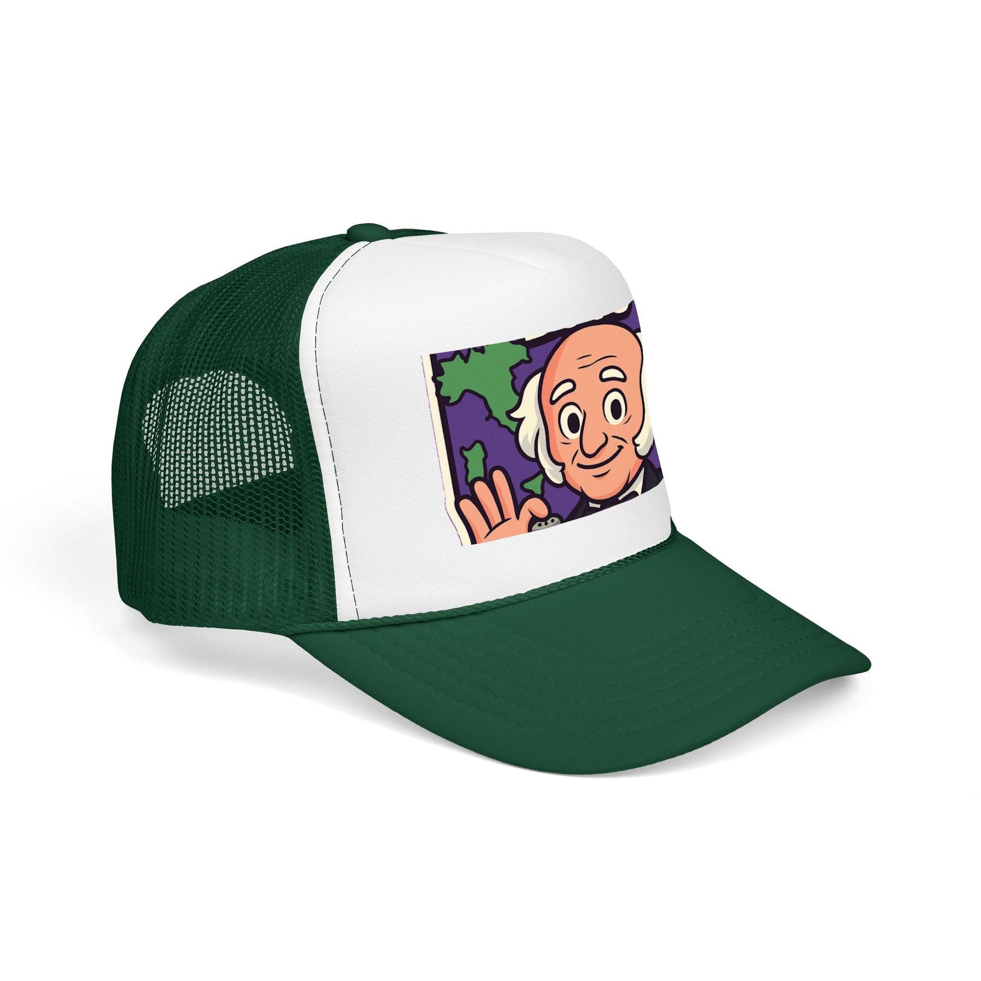 The Van Buren Boys Foam Trucker Hat - lifestyle view | Genius Mangoes