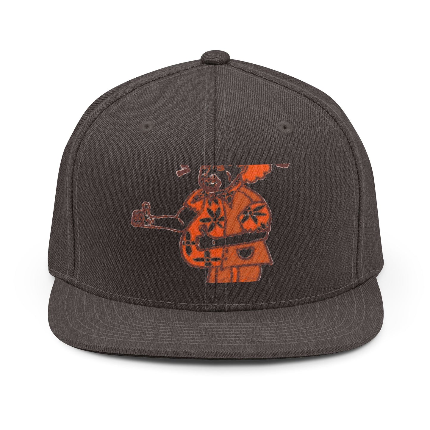 Barkopalooza 1999 Retro Snapback Hat in Dark Heather | Genius Mangoes