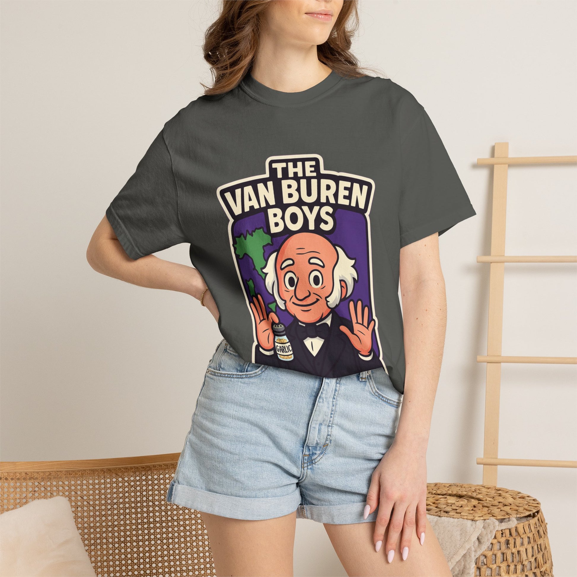 The Van Buren Boys Premium Tee - garment-dyed cotton | Genius Mangoes