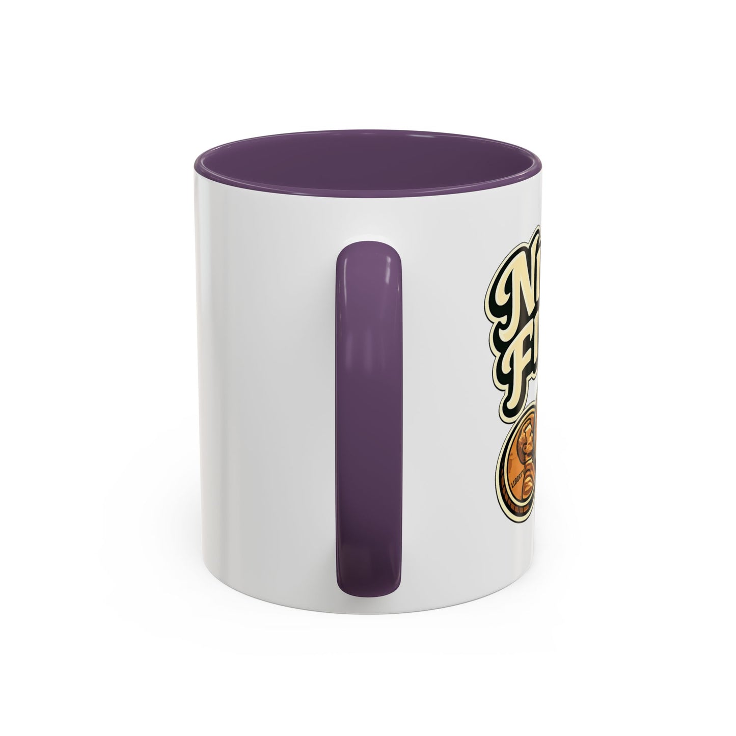 Nine Five Plus Four Pennies Coffee Mug - Color Accent 11oz and 15oz | Genius Mangoes
