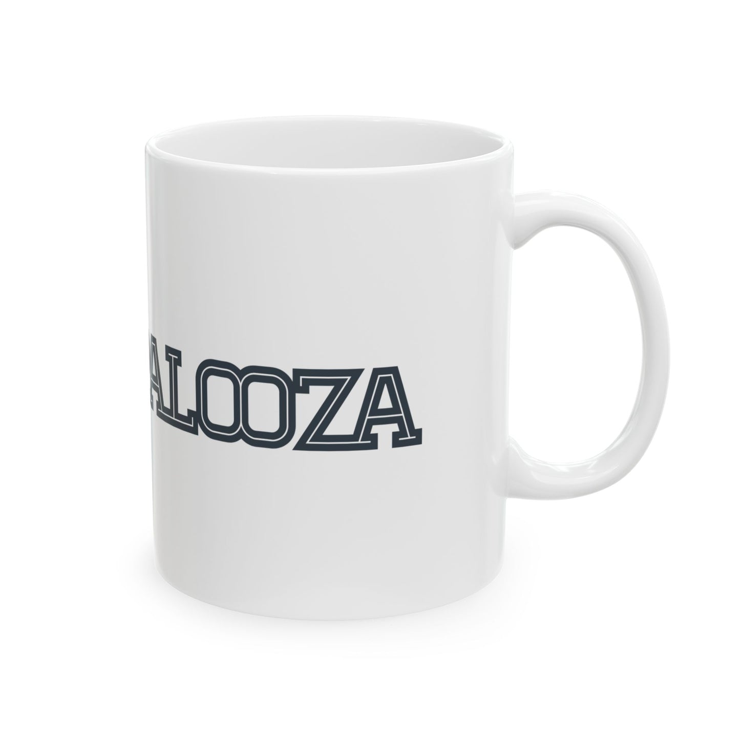 Barkopalooza Logo Coffee Mug - White 11oz and 15oz | Genius Mangoes
