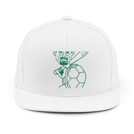 Barkopalooza Hit it Hard Snapback Hat in White | Genius Mangoes