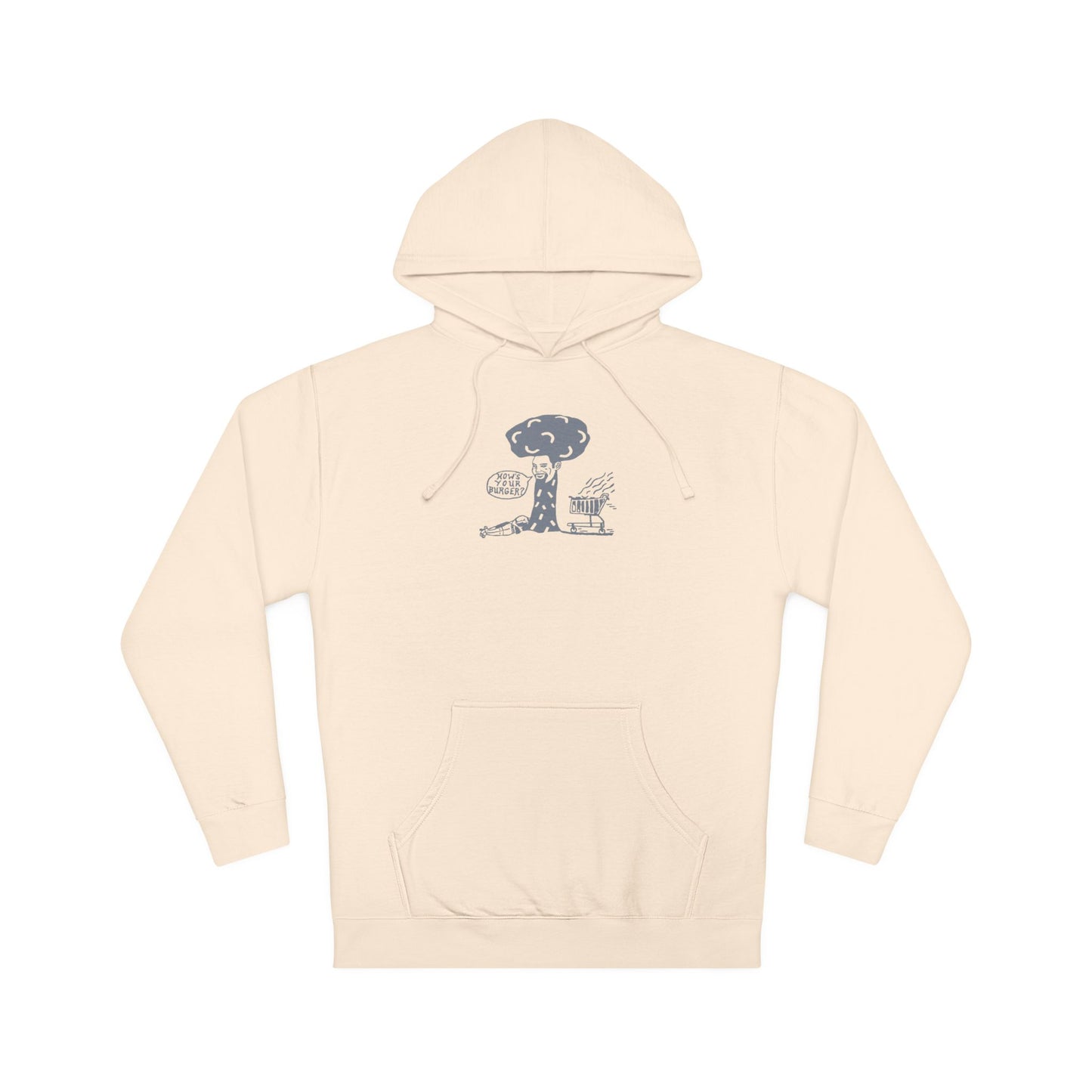 Barkopalooza 2005 - How's Your Burger Premium Hoodie (Independent Trading SS4500) | Genius Mangoes