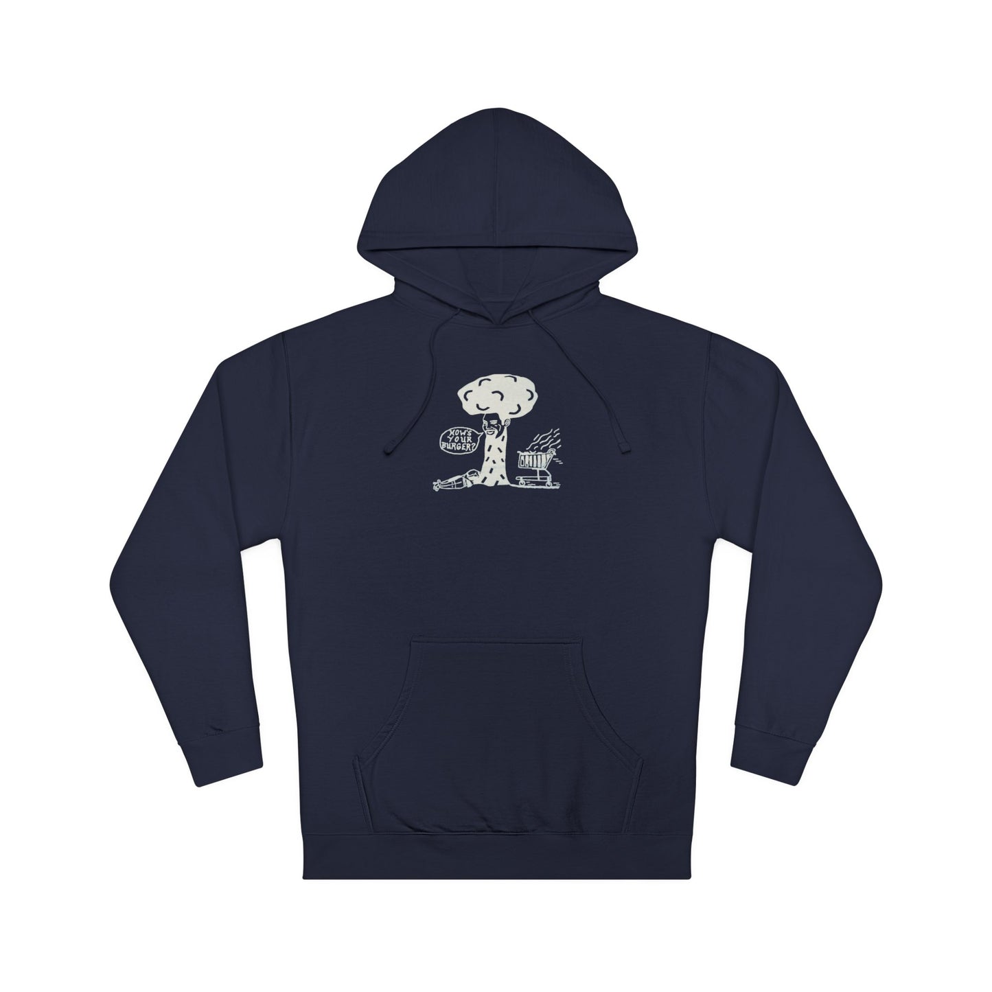 Barkopalooza 2005 - How's Your Burger Premium Hoodie (Independent Trading SS4500) | Genius Mangoes