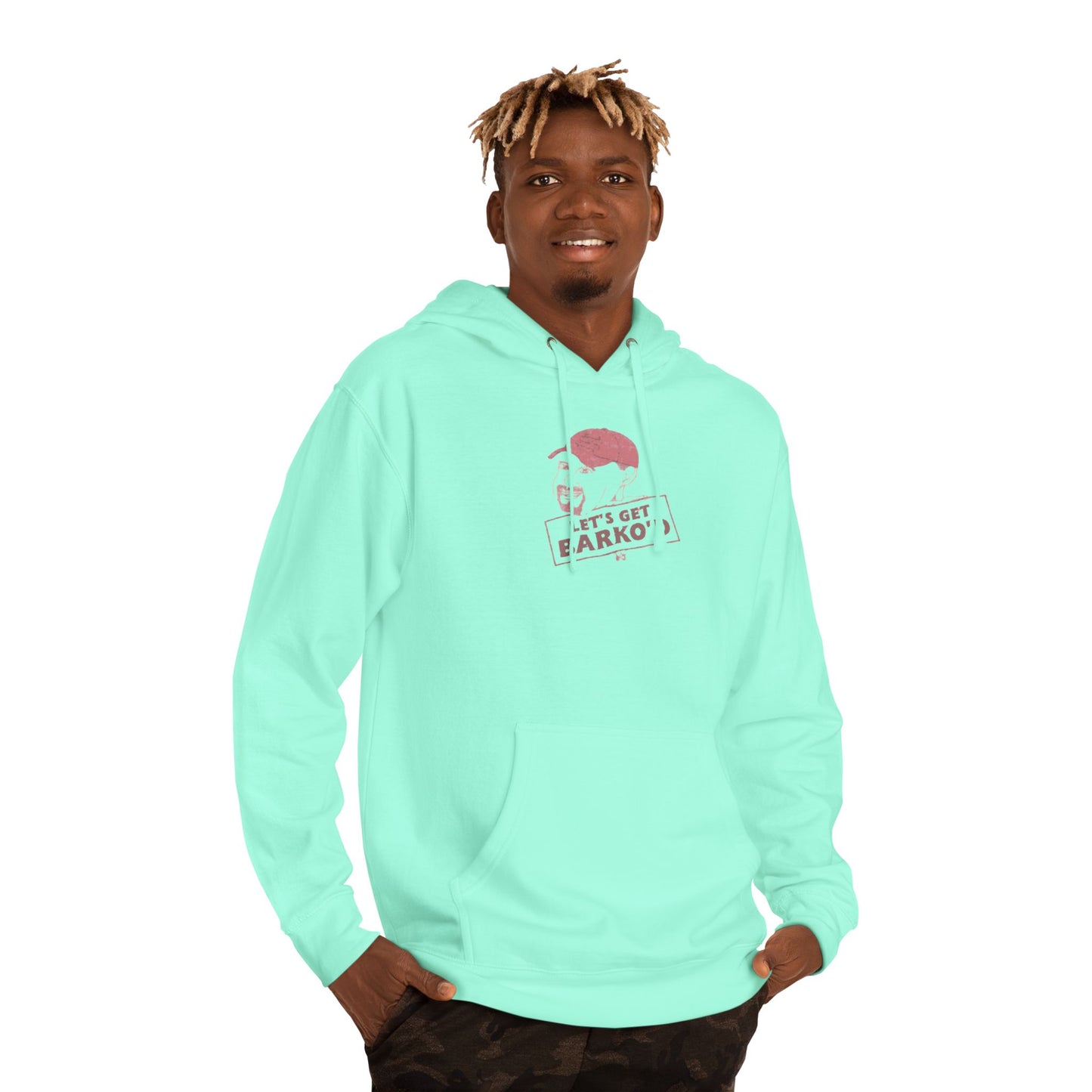 Barkopalooza 1998 - Let's Get Barko'd Premium Hoodie (Independent Trading SS4500) | Genius Mangoes