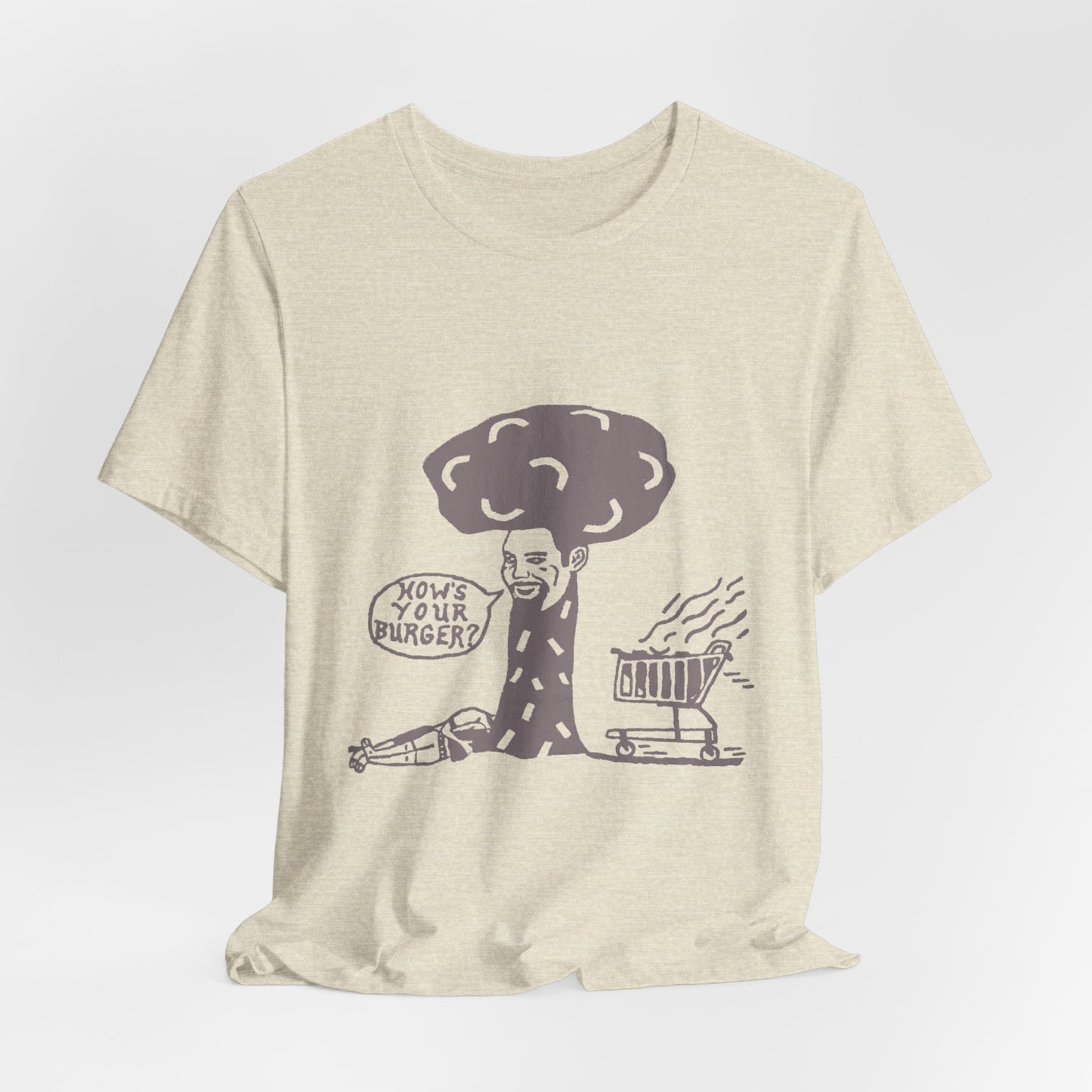 Barkopalooza 2005 - How's Your Burger T-Shirt - premium cotton tee | Genius Mangoes