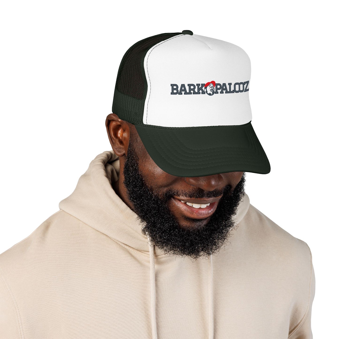 Barkopalooza Logo Foam Trucker Hat | Genius Mangoes