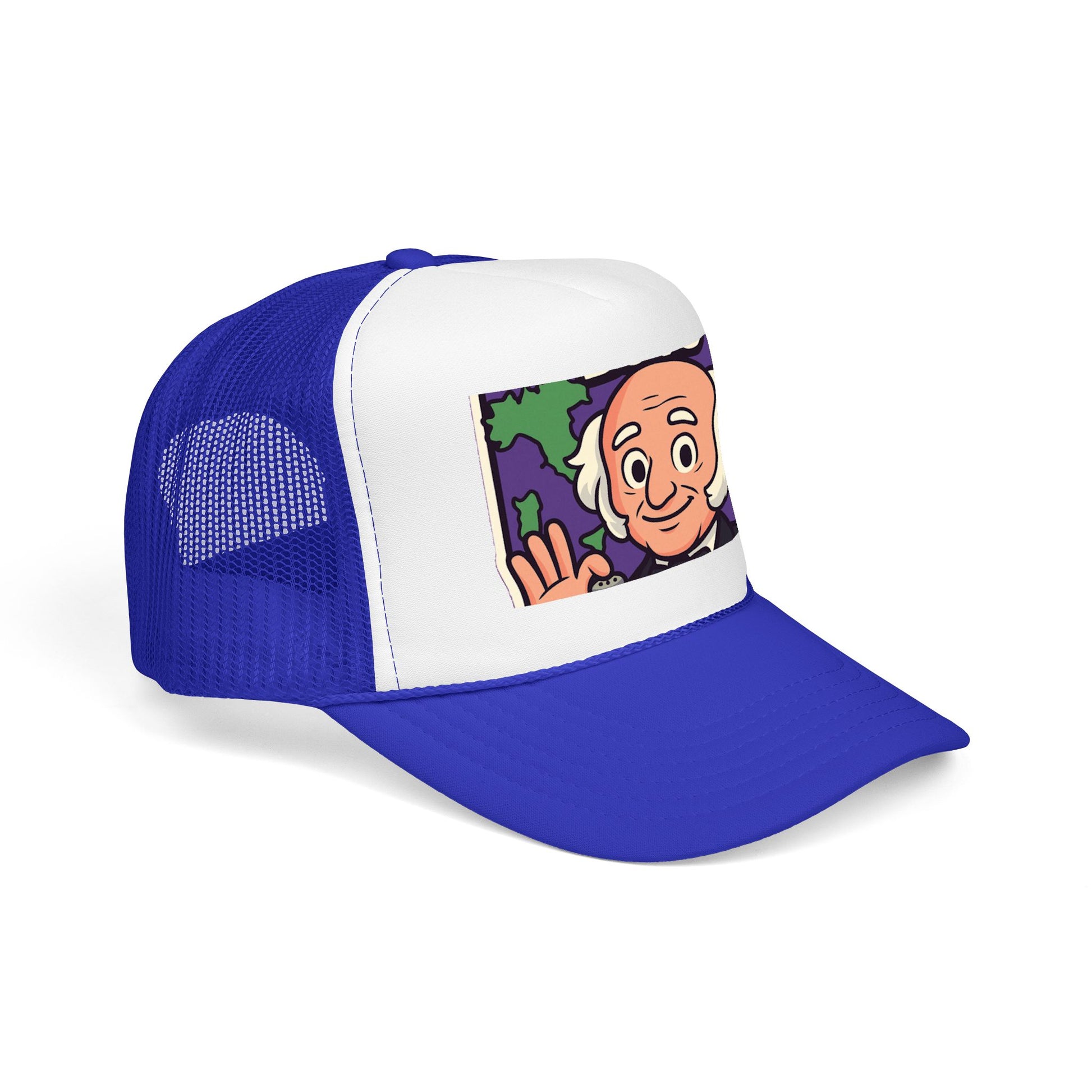 The Van Buren Boys Foam Trucker Hat - lifestyle view | Genius Mangoes