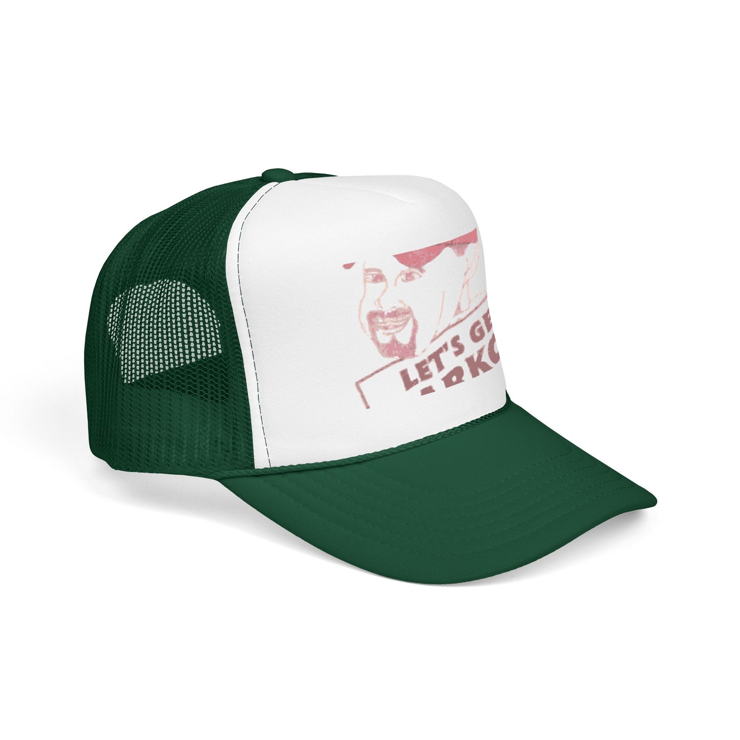 Barkopalooza 1998 Let's Get Barko'd Foam Trucker Hat - lifestyle view | Genius Mangoes