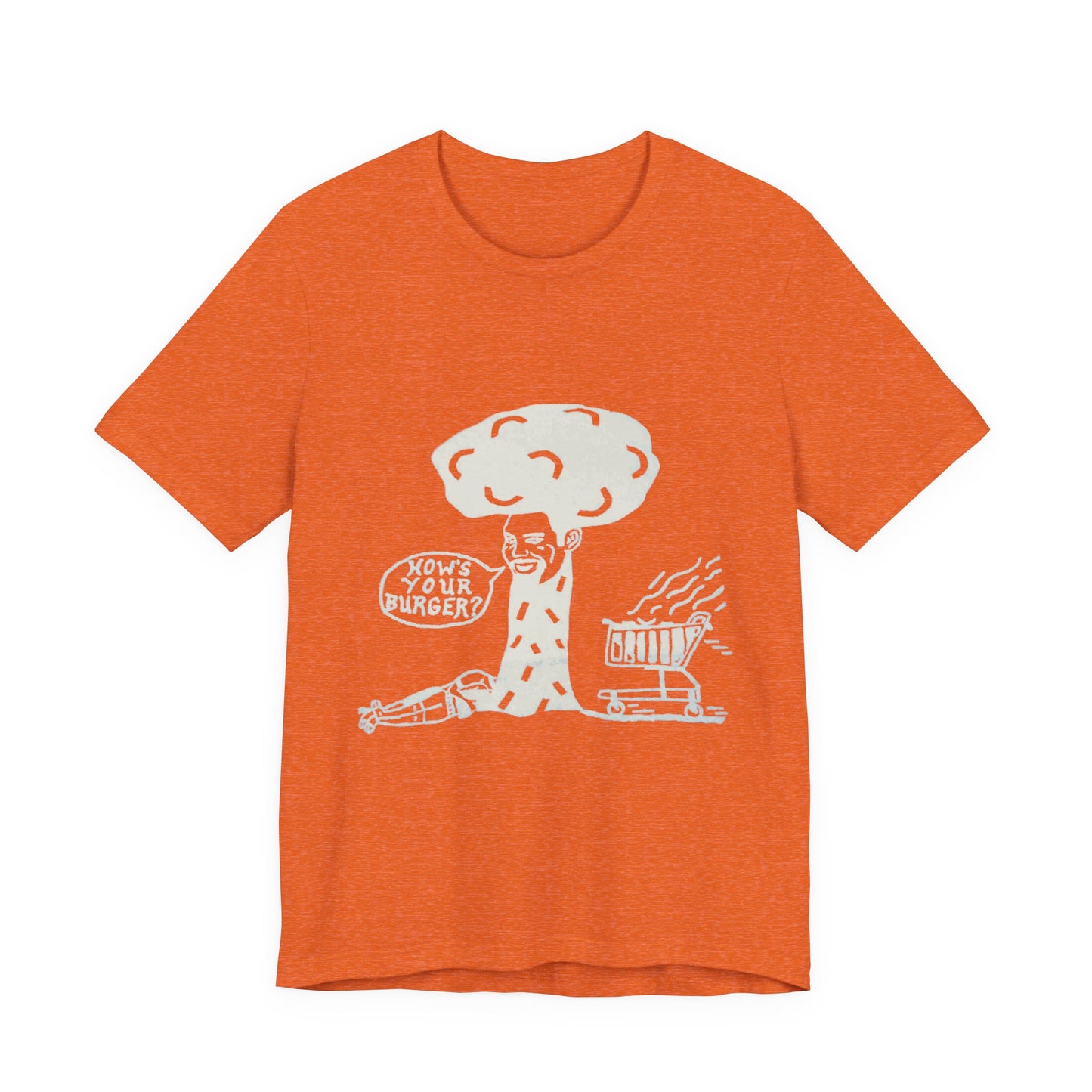 Barkopalooza 2005 - How's Your Burger T-Shirt - premium cotton tee | Genius Mangoes