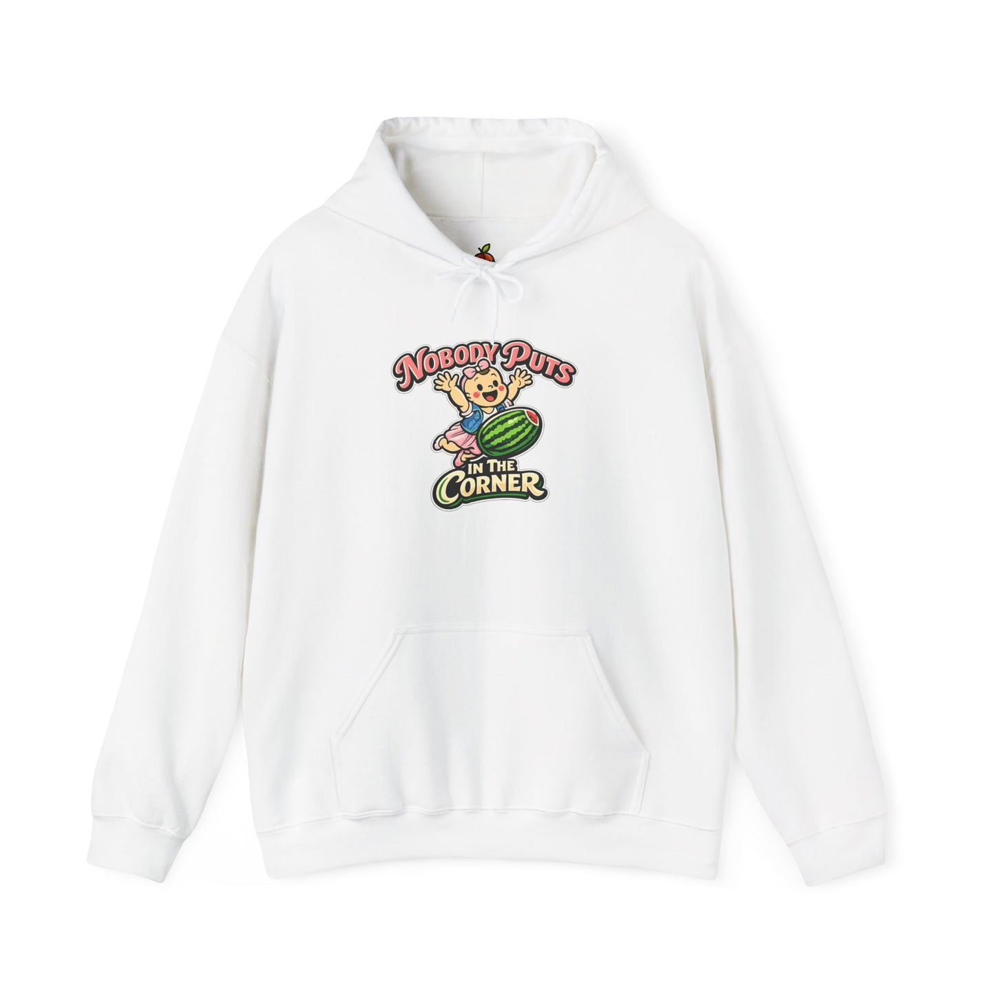 Corner Baby Hoodie - Black Print on Light Colors | Genius Mangoes