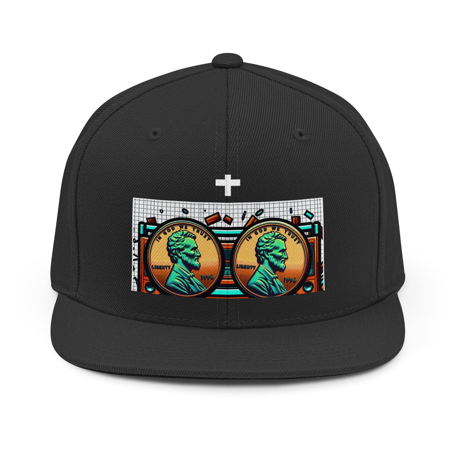 Nine Five Plus Four Pennies Snapback Hat in Black | Genius Mangoes