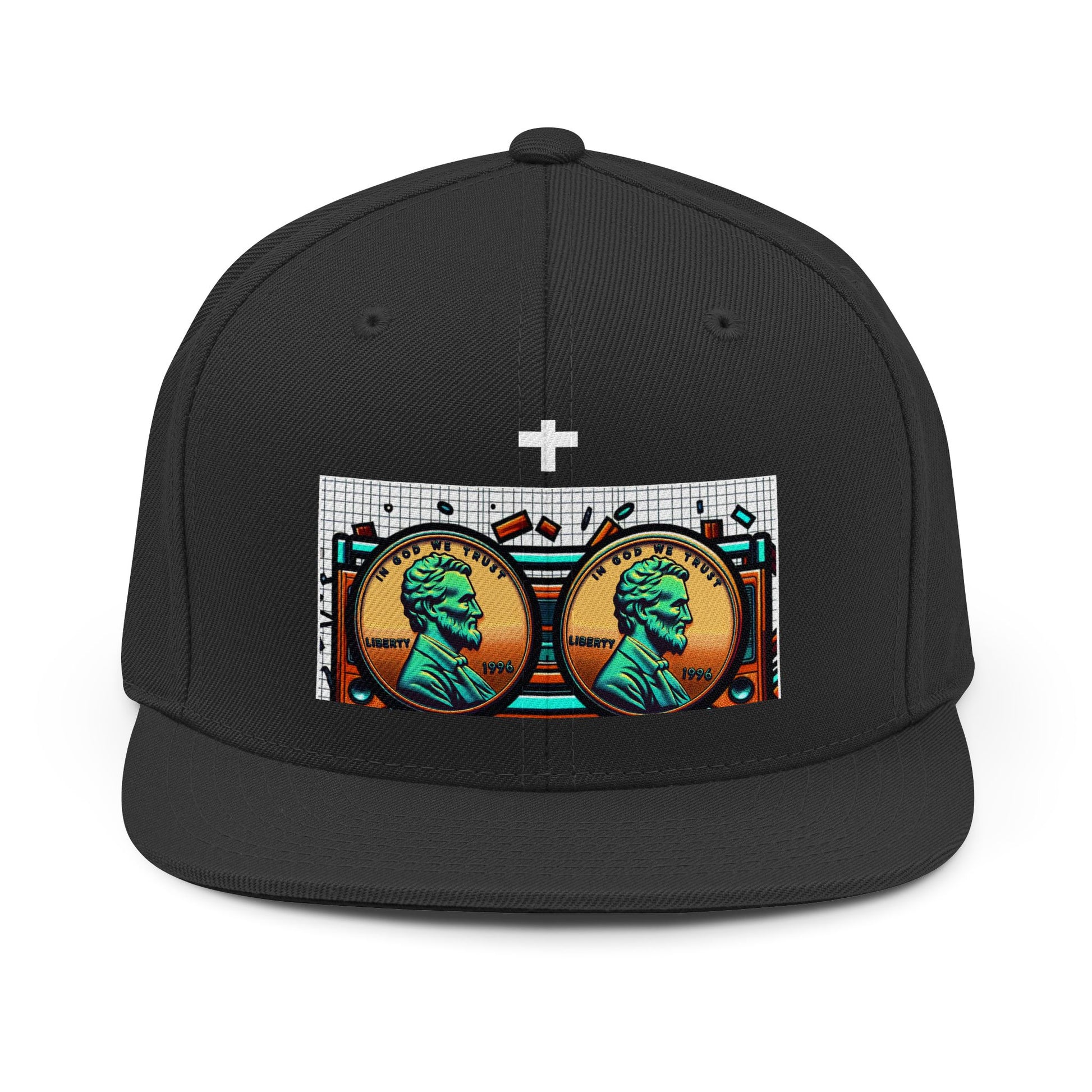 Nine Five Plus Four Pennies Snapback Hat in Black | Genius Mangoes
