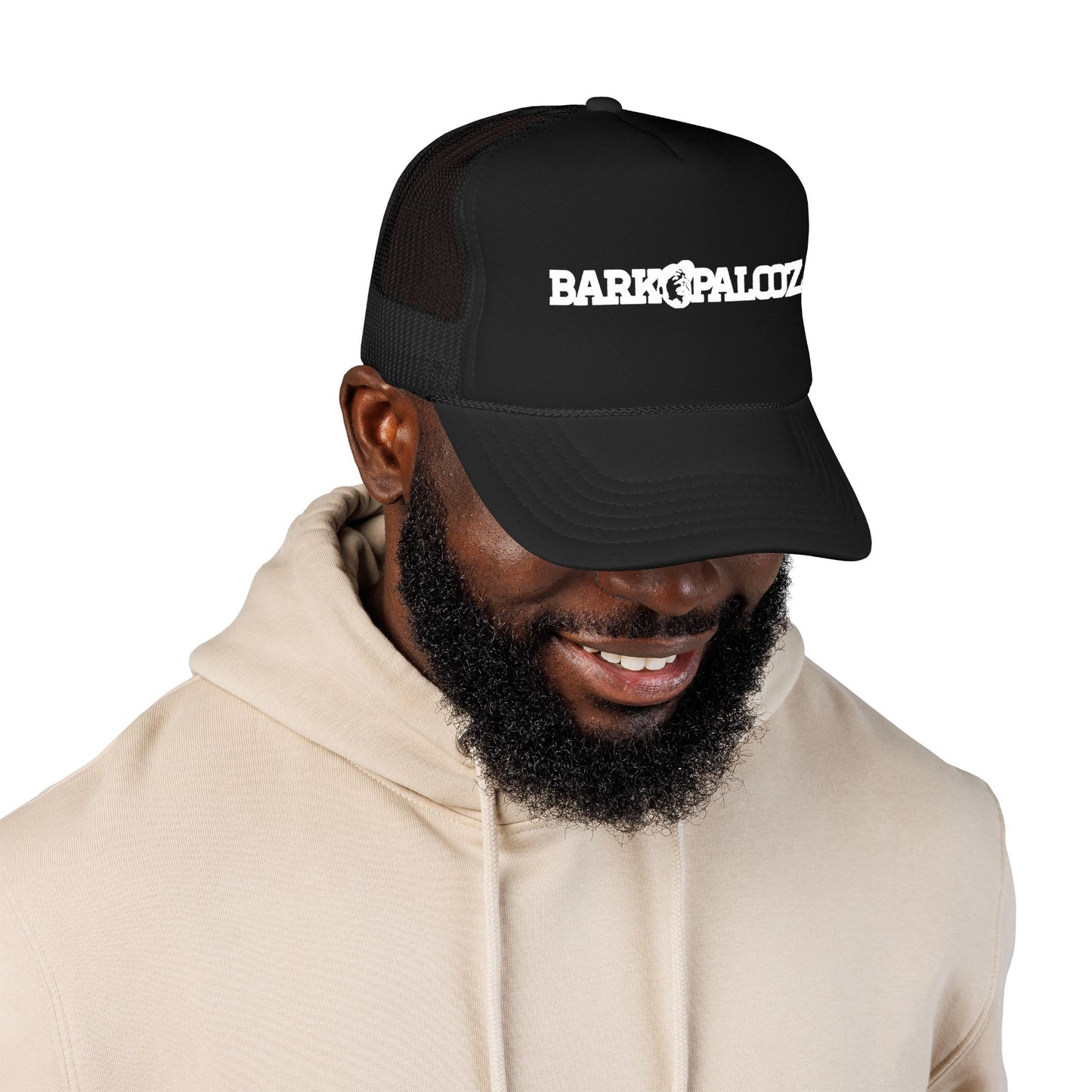 Barkopalooza Logo Foam Trucker Hat | Genius Mangoes