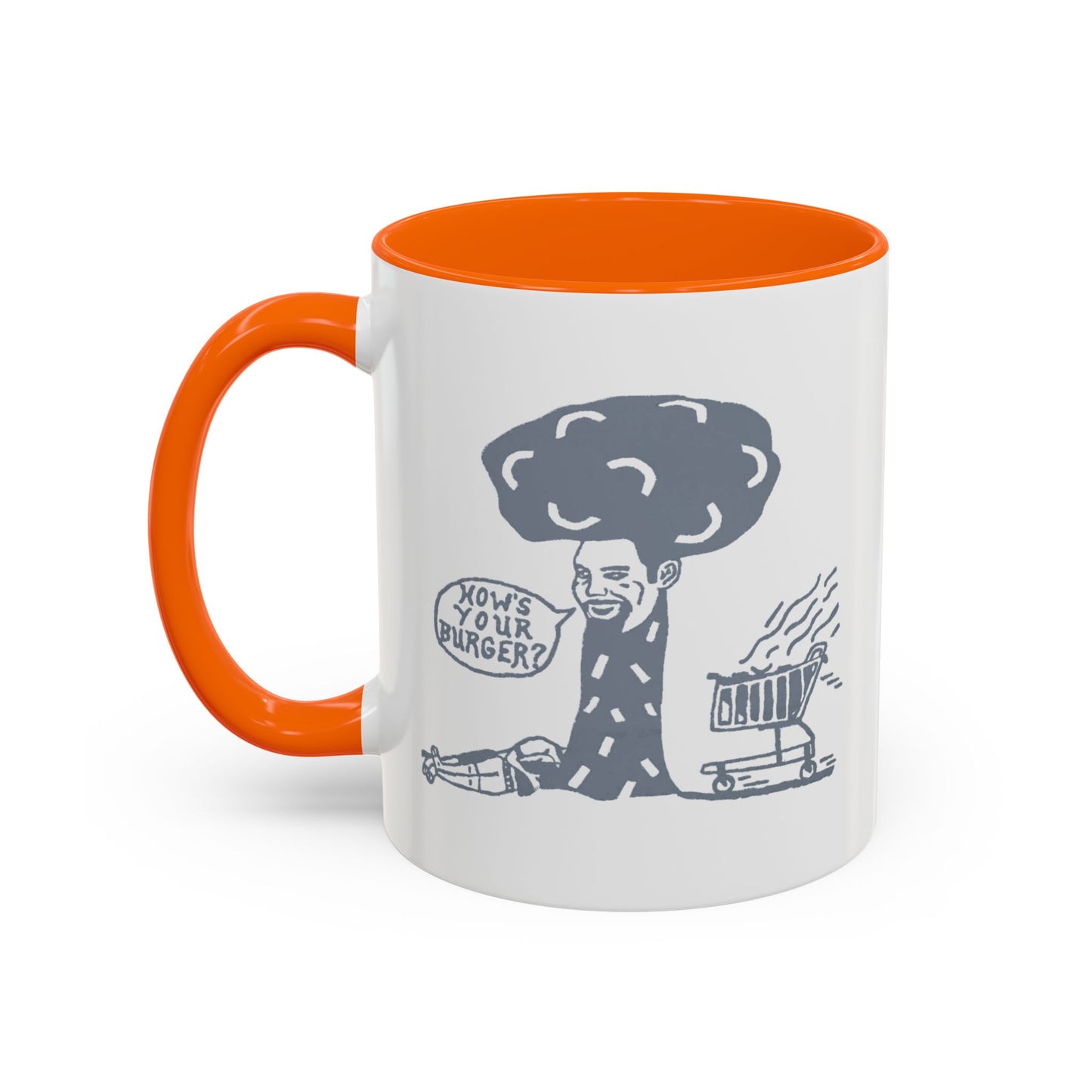 Barkopalooza 2005 - How's Your Burger Coffee Mug - Color Accent 11oz and 15oz | Genius Mangoes