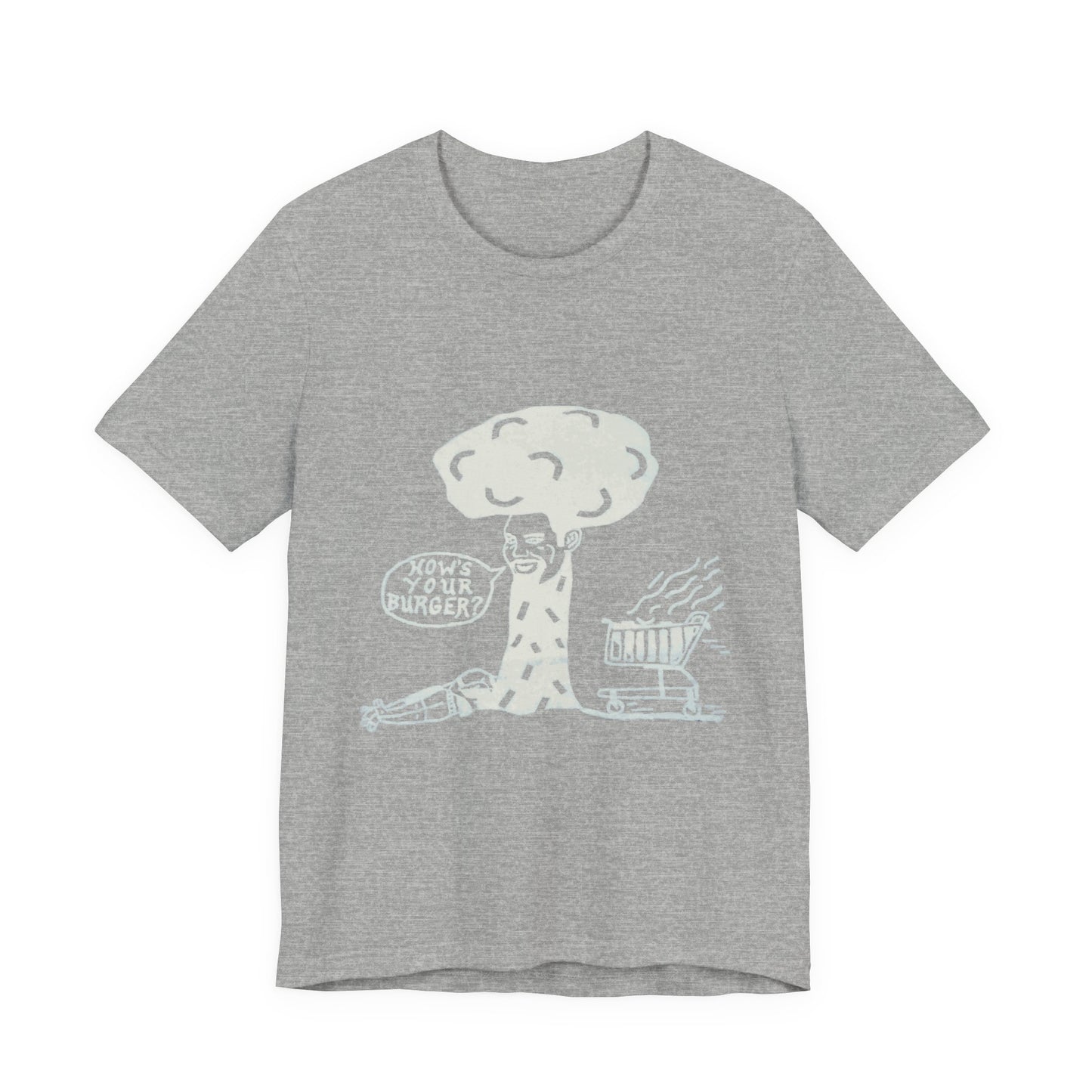 Barkopalooza 2005 - How's Your Burger T-Shirt - premium cotton tee | Genius Mangoes