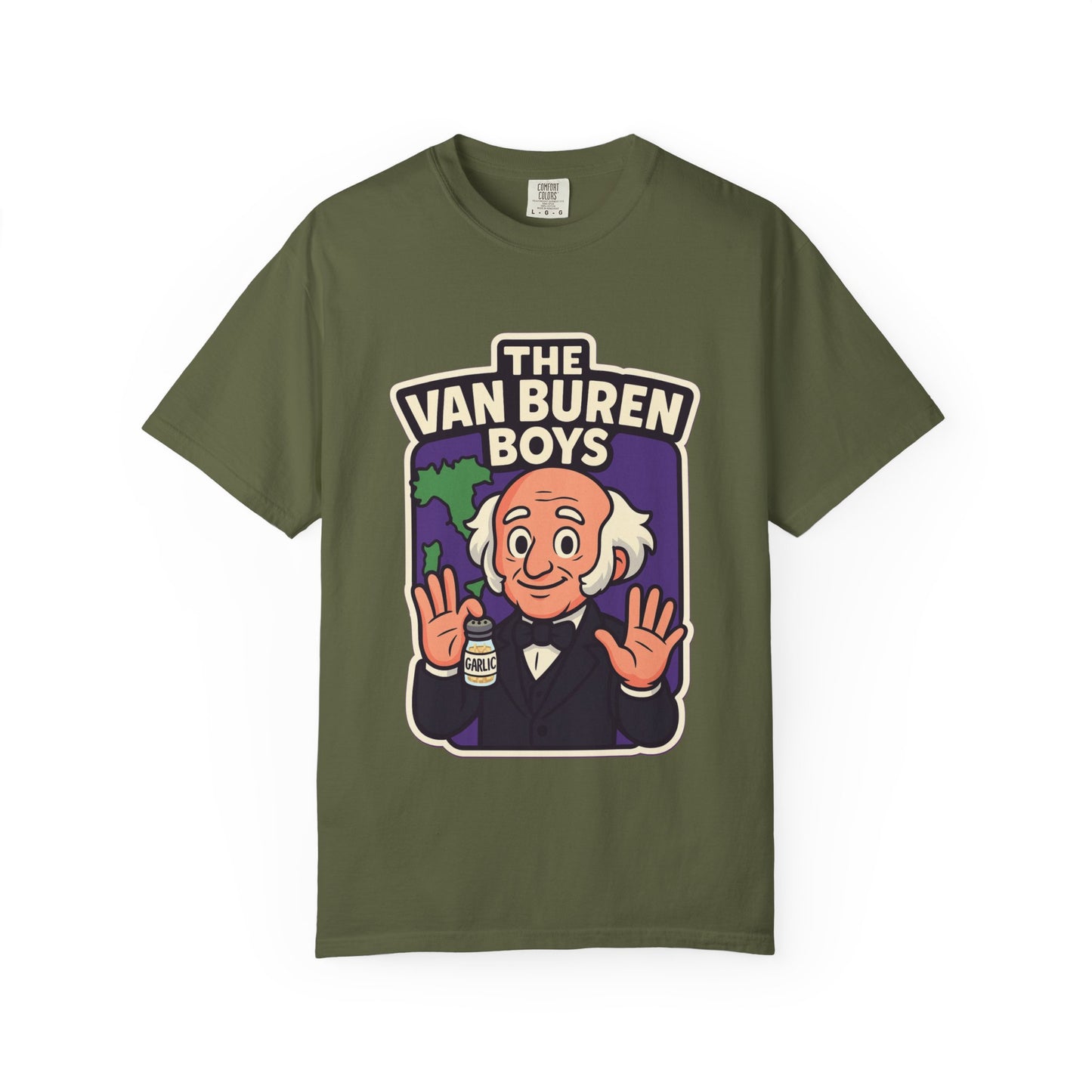 The Van Buren Boys Premium Tee - garment-dyed cotton | Genius Mangoes