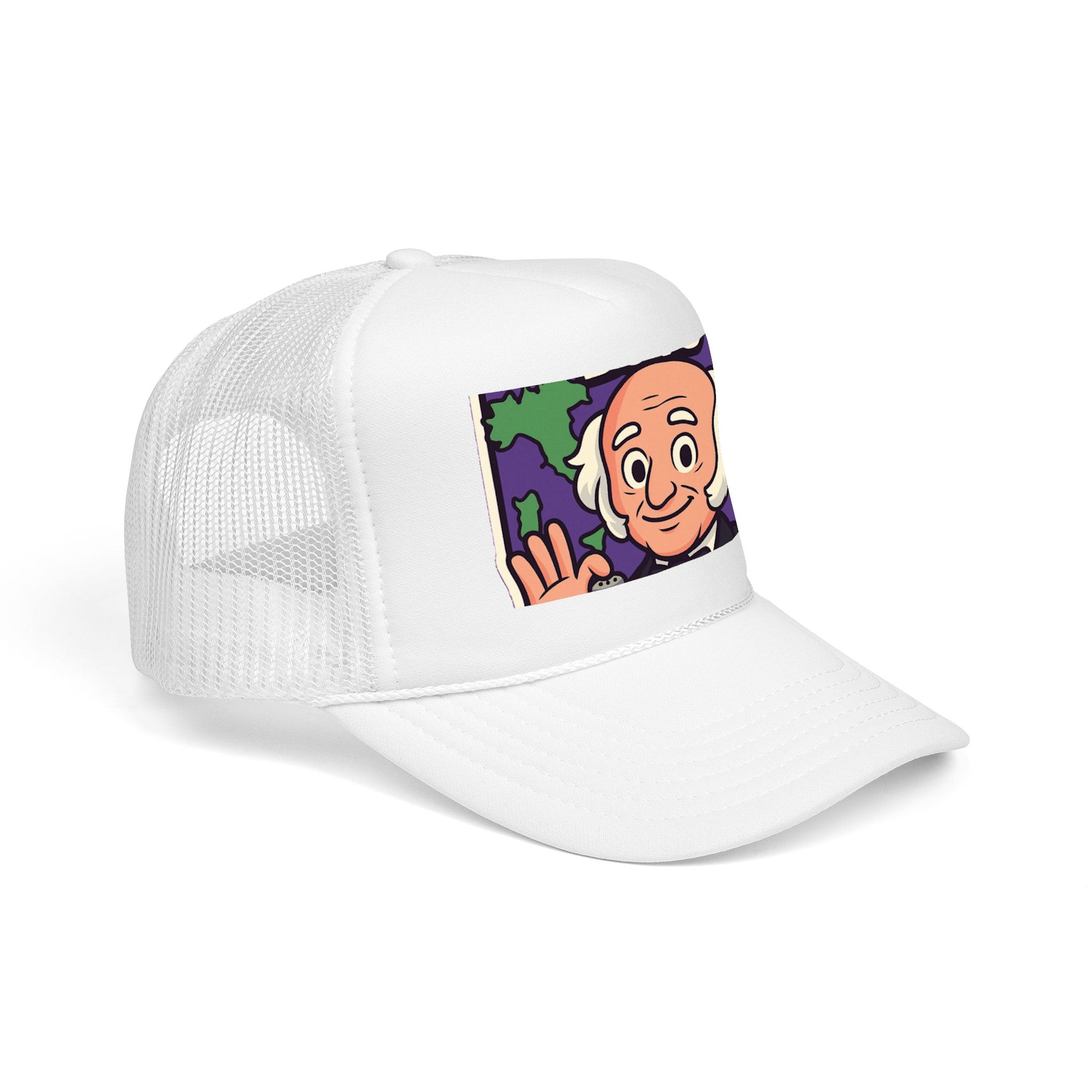 The Van Buren Boys Foam Trucker Hat - lifestyle view | Genius Mangoes