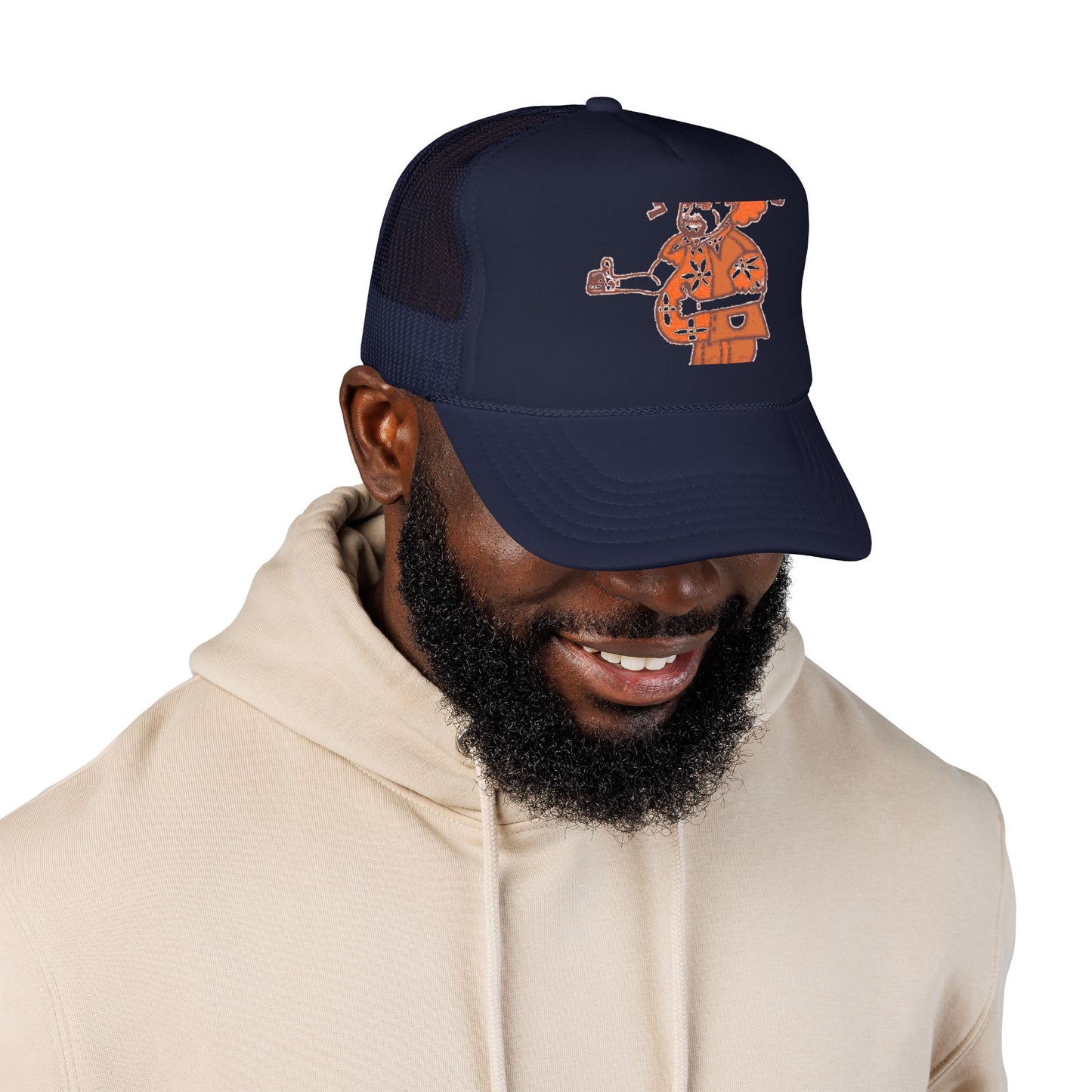 Barkopalooza 1999 Retro Foam Trucker Hat - lifestyle view | Genius Mangoes
