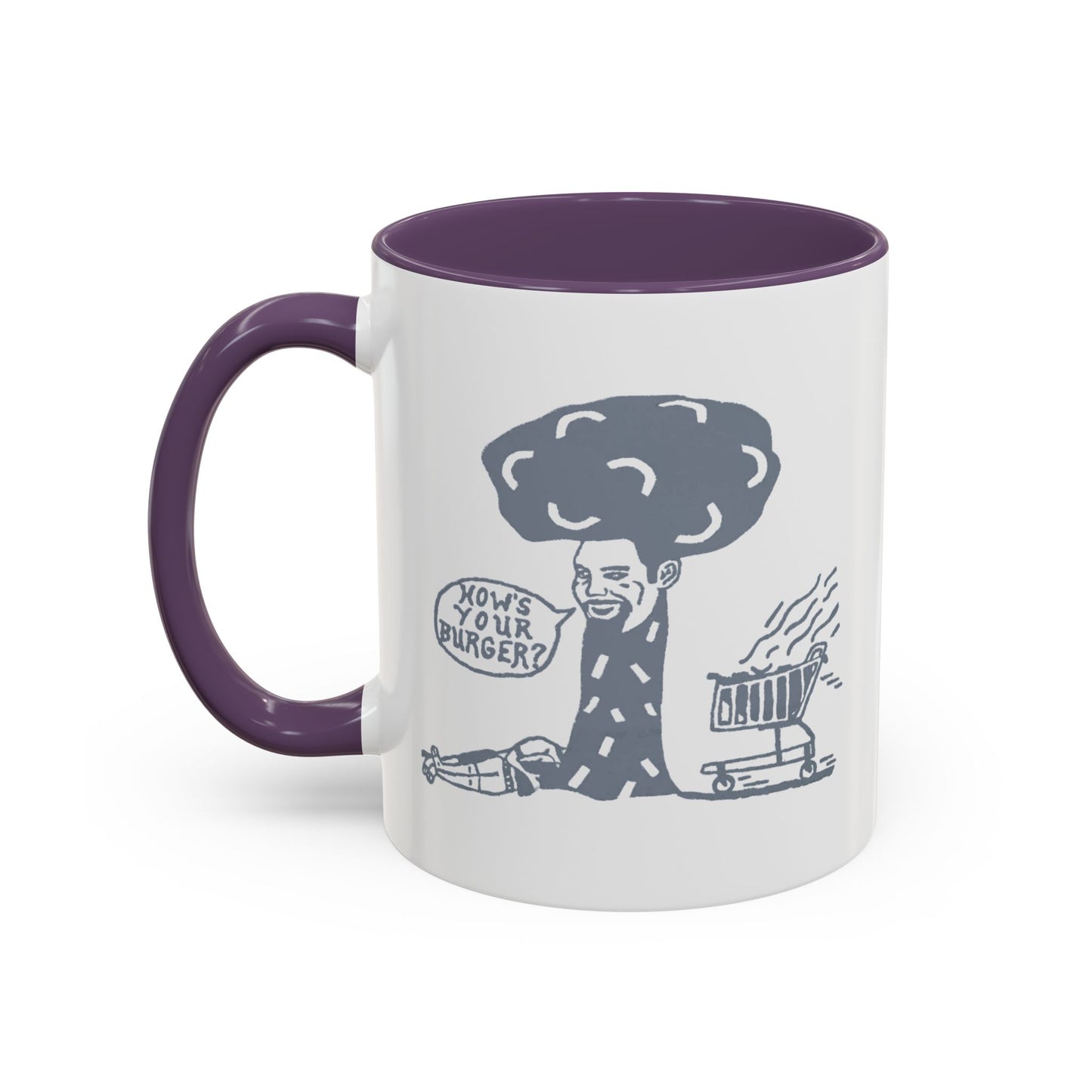 Barkopalooza 2005 - How's Your Burger Coffee Mug - Color Accent 11oz and 15oz | Genius Mangoes