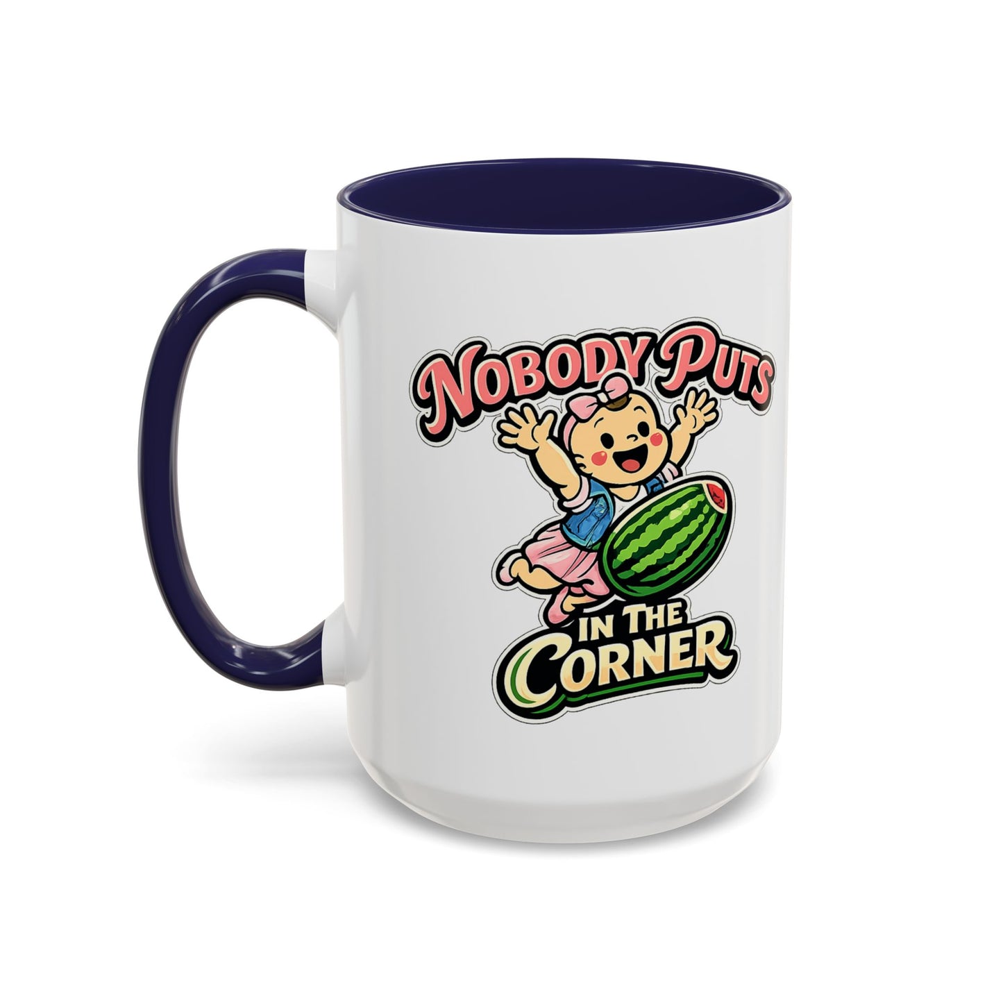 Corner Baby Coffee Mug - Color Accent (11oz & 15oz) | Genius Mangoes
