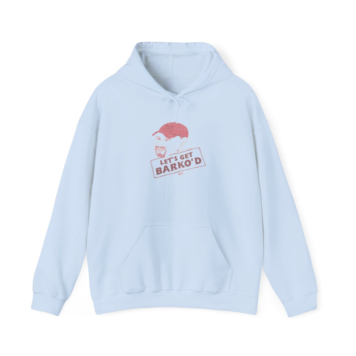 Barkopalooza 1998 - Let's Get Barko'd Hoodie in Light Blue | Genius Mangoes