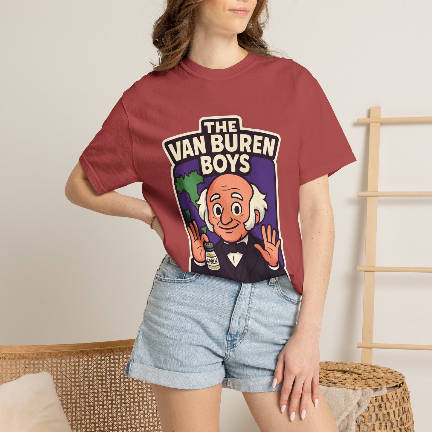 The Van Buren Boys Premium Tee - garment-dyed cotton | Genius Mangoes