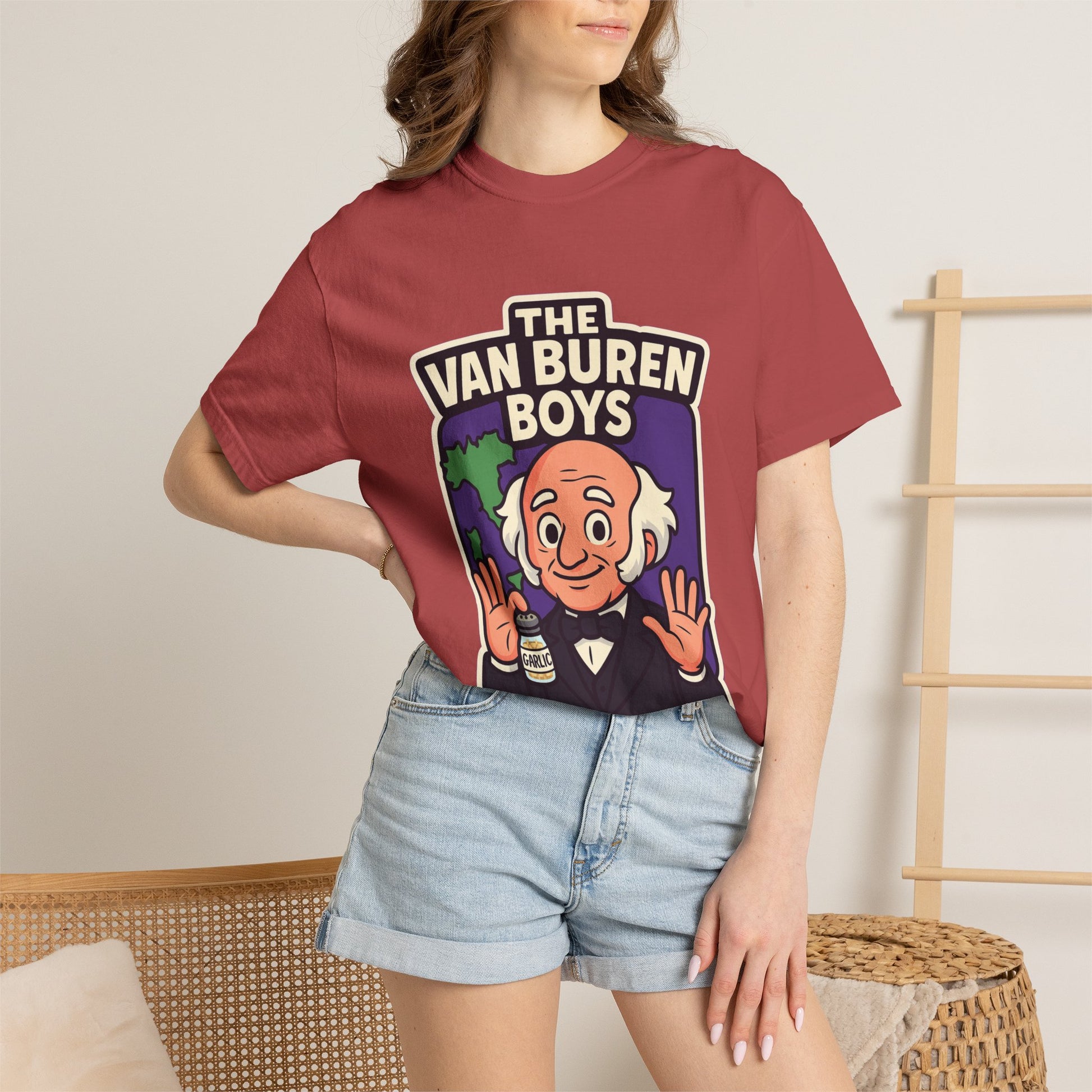 The Van Buren Boys Premium Tee - garment-dyed cotton | Genius Mangoes