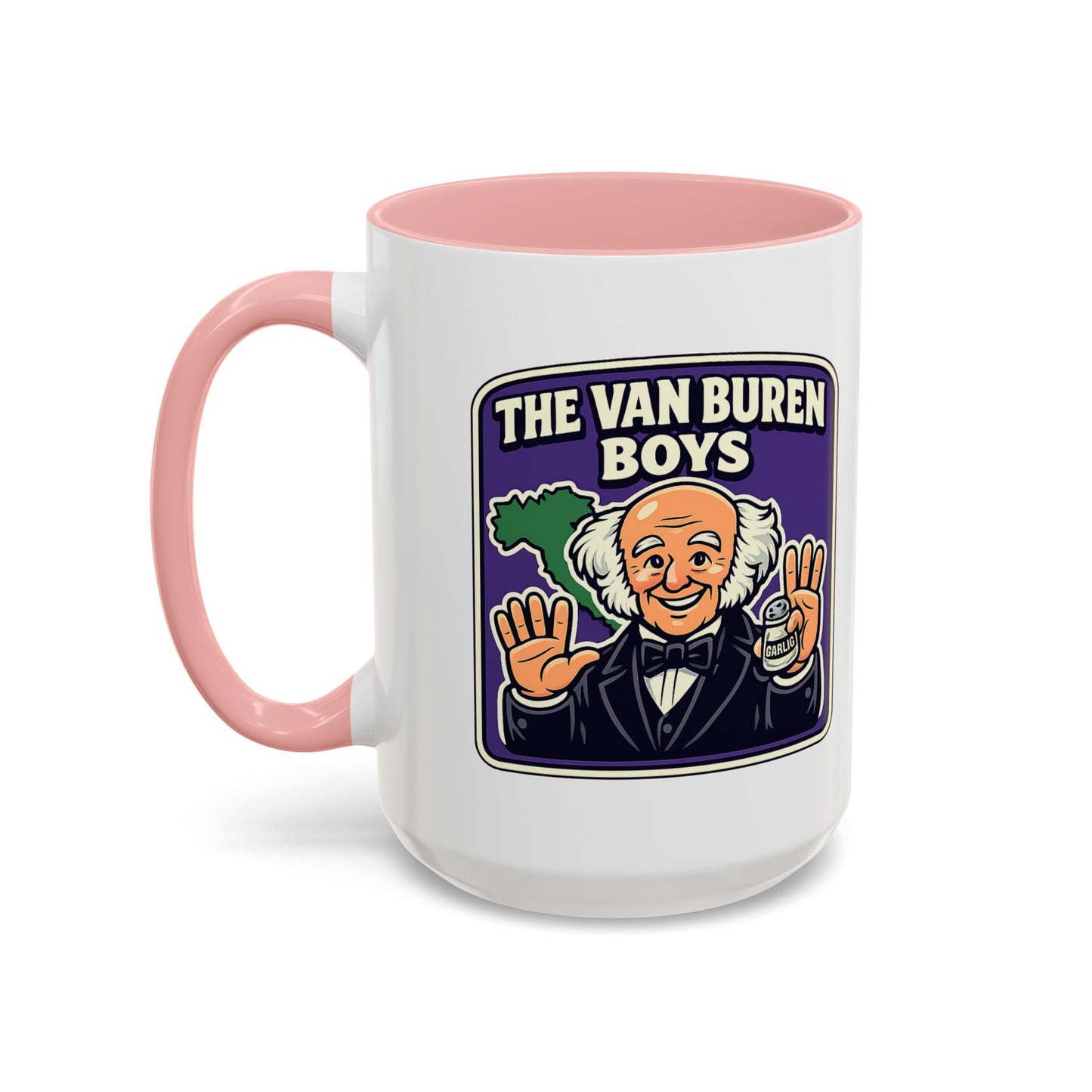 The Van Buren Boys Coffee Mug - Color Accent 11oz and 15oz | Genius Mangoes