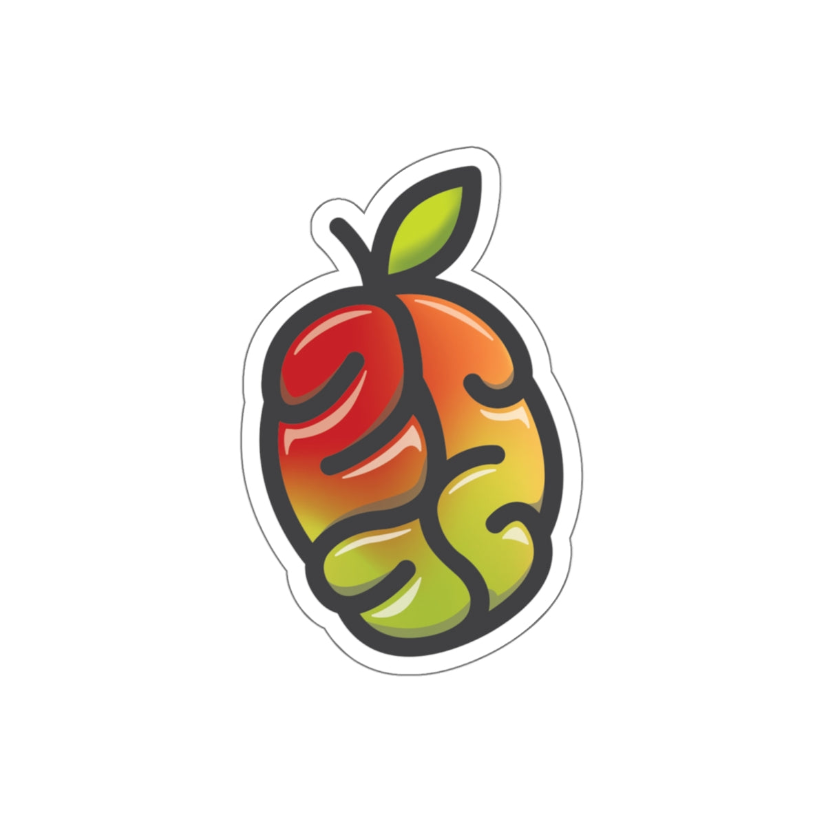 Genius Mangoes Logo Die-Cut Sticker - Waterproof Vinyl Decal | Genius Mangoes