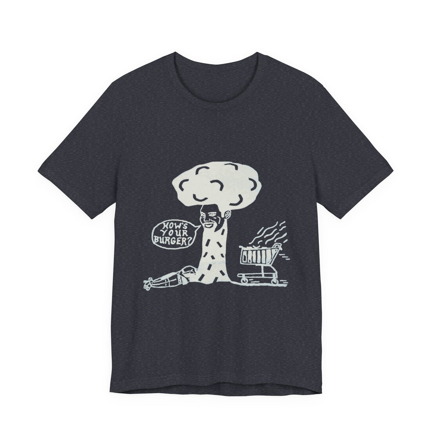 Barkopalooza 2005 - How's Your Burger T-Shirt - premium cotton tee | Genius Mangoes