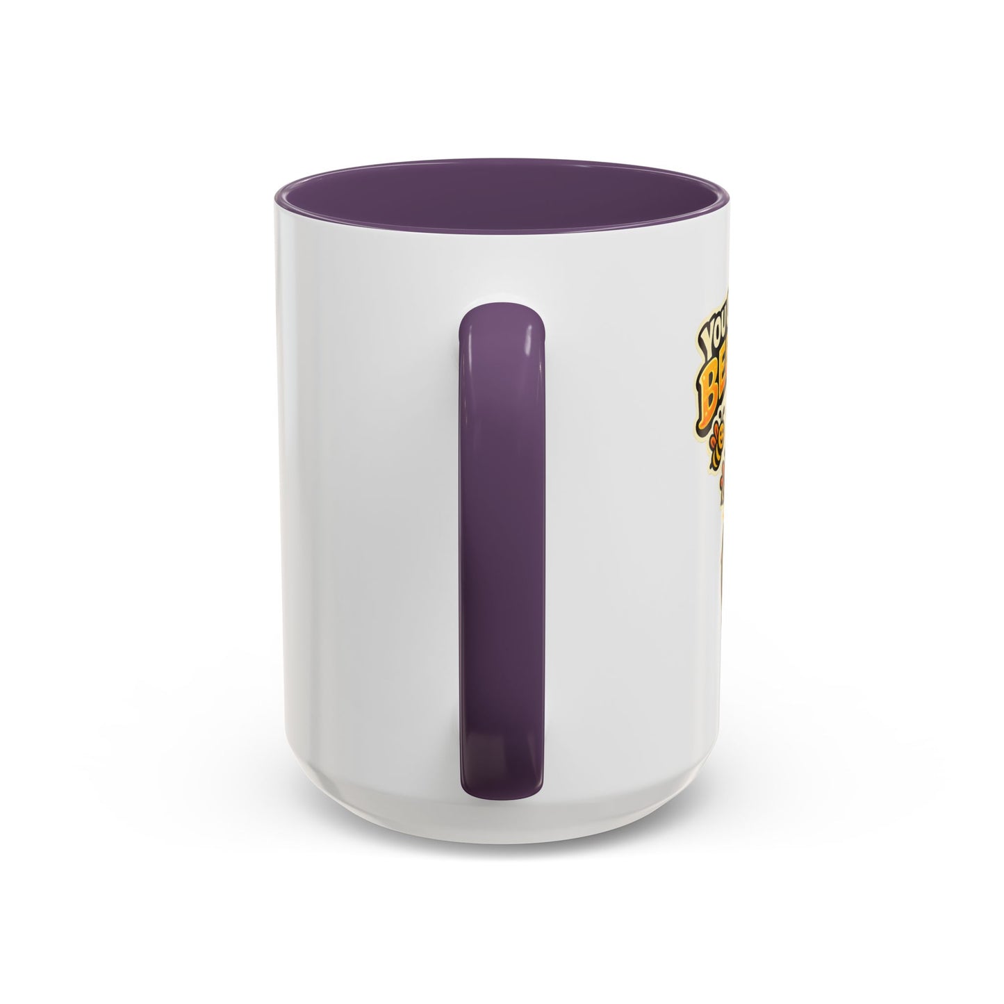 You Catch More Bees with Honey Coffee Mug - Color Accent 11oz and 15oz | Genius Mangoes