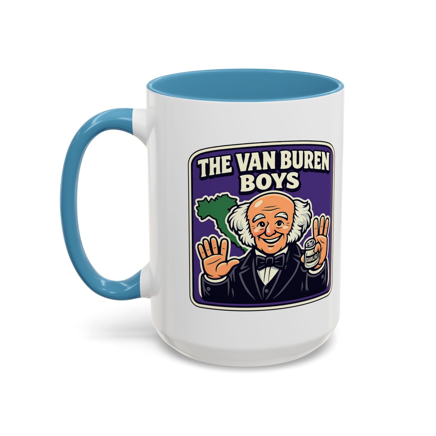 The Van Buren Boys Coffee Mug - Color Accent 11oz and 15oz | Genius Mangoes