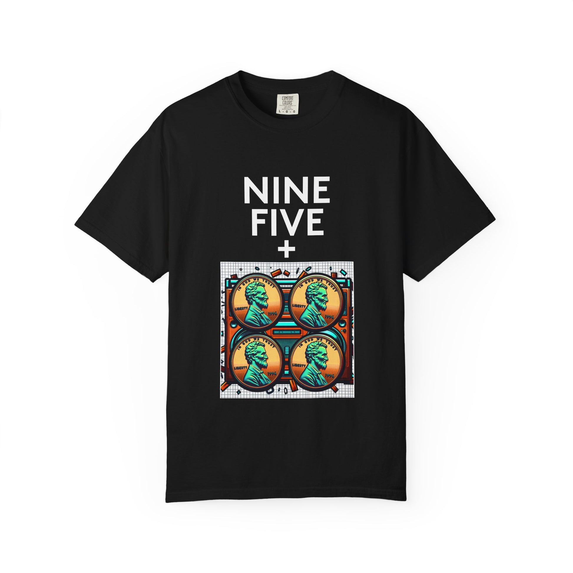 Nine Five Plus Four Pennies Premium Tee - garment-dyed cotton | Genius Mangoes