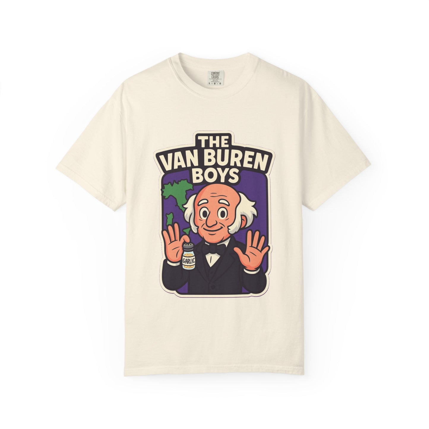 The Van Buren Boys Premium Tee - garment-dyed cotton | Genius Mangoes