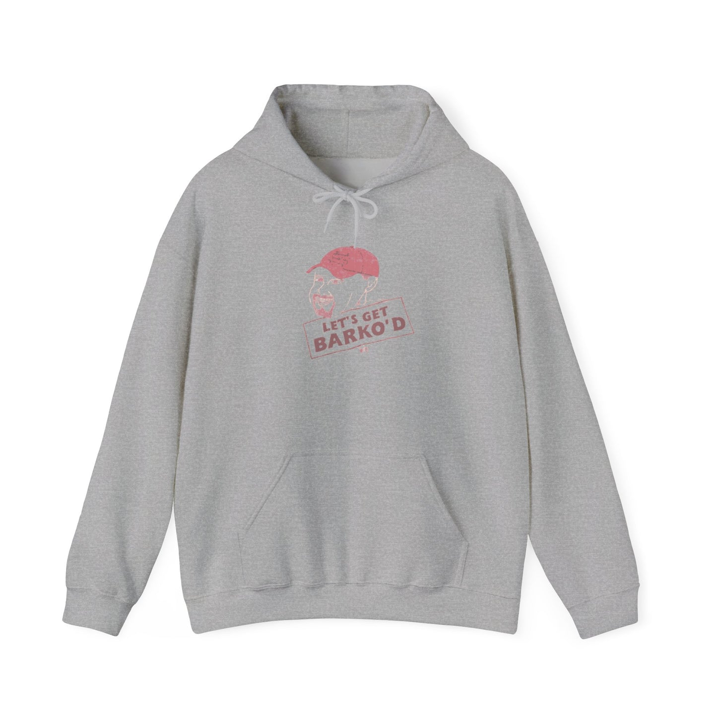 Barkopalooza 1998 - Let's Get Barko'd Hoodie in Sport Grey | Genius Mangoes