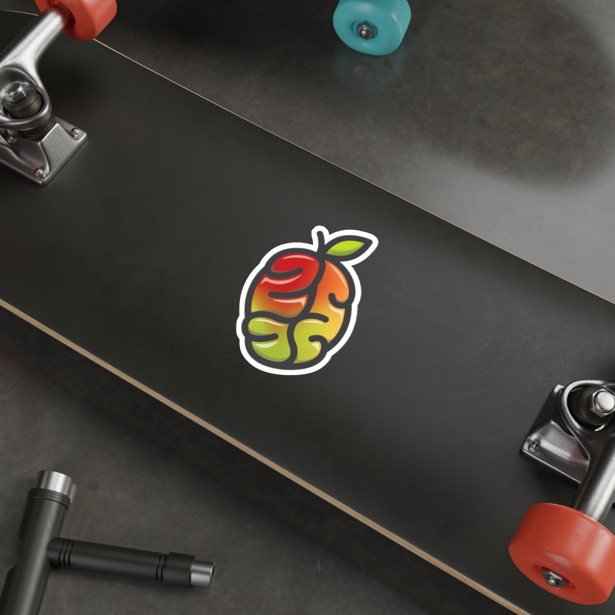 Genius Mangoes Logo Die-Cut Sticker - Waterproof Vinyl Decal | Genius Mangoes