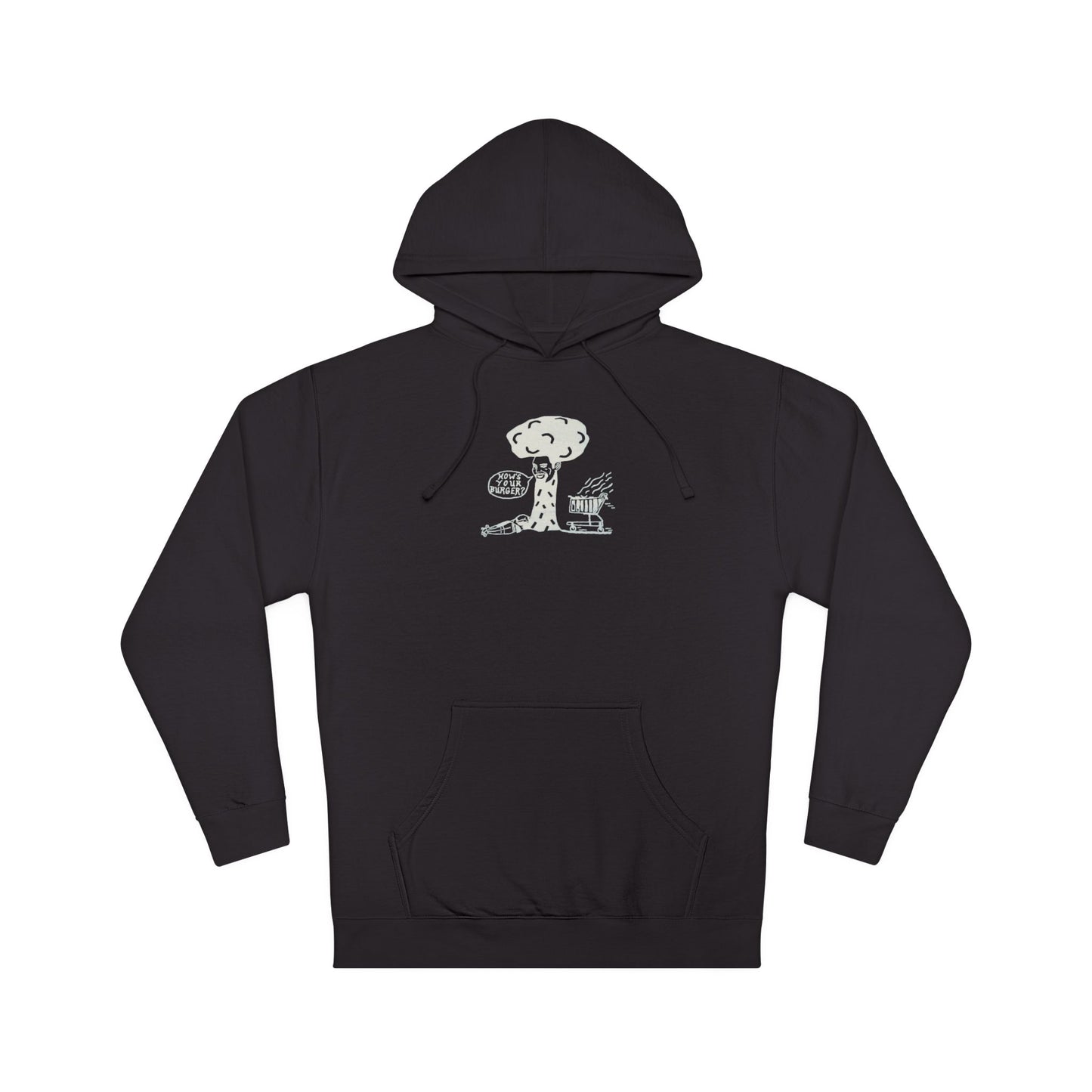 Barkopalooza 2005 - How's Your Burger Premium Hoodie (Independent Trading SS4500) | Genius Mangoes