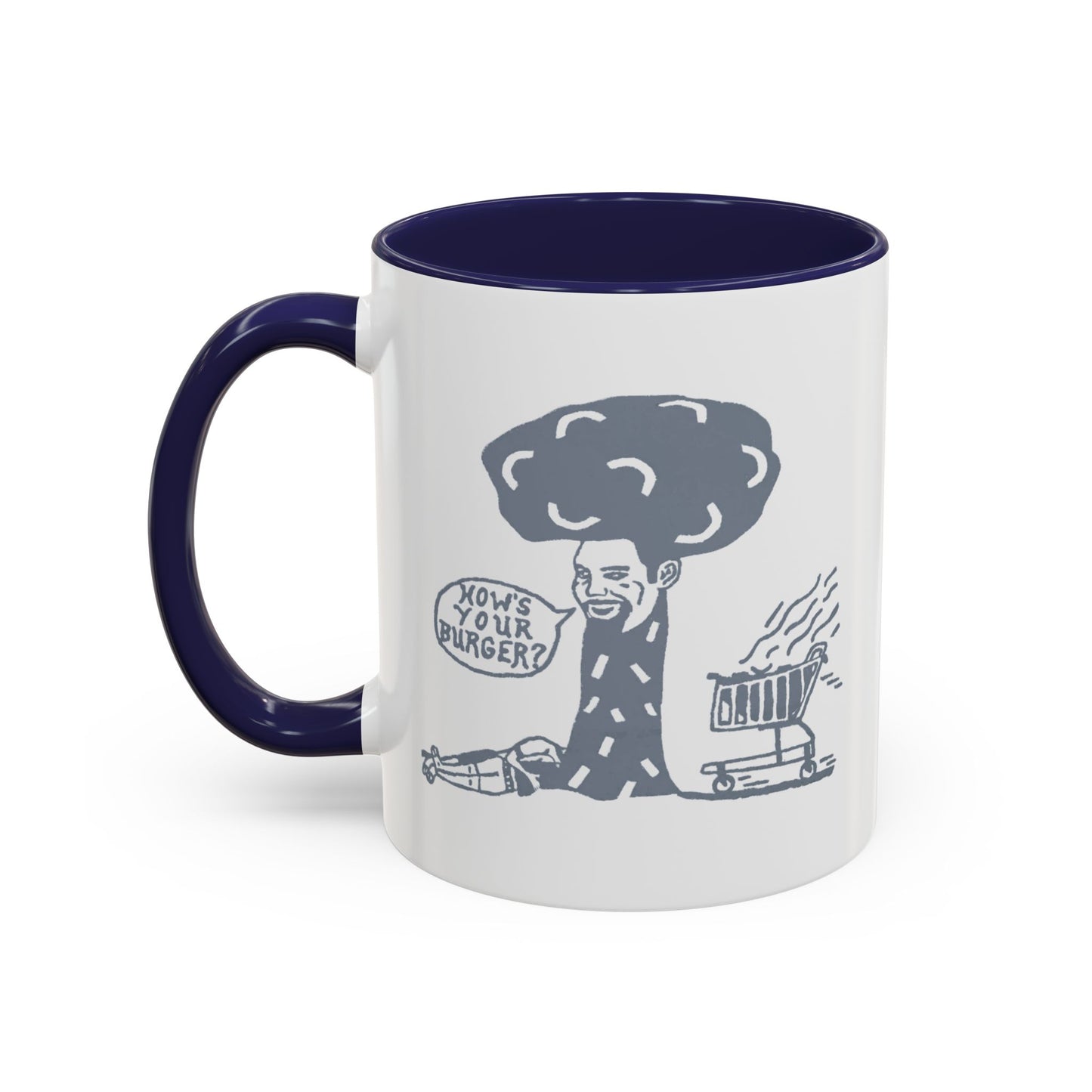 Barkopalooza 2005 - How's Your Burger Coffee Mug - Color Accent 11oz and 15oz | Genius Mangoes