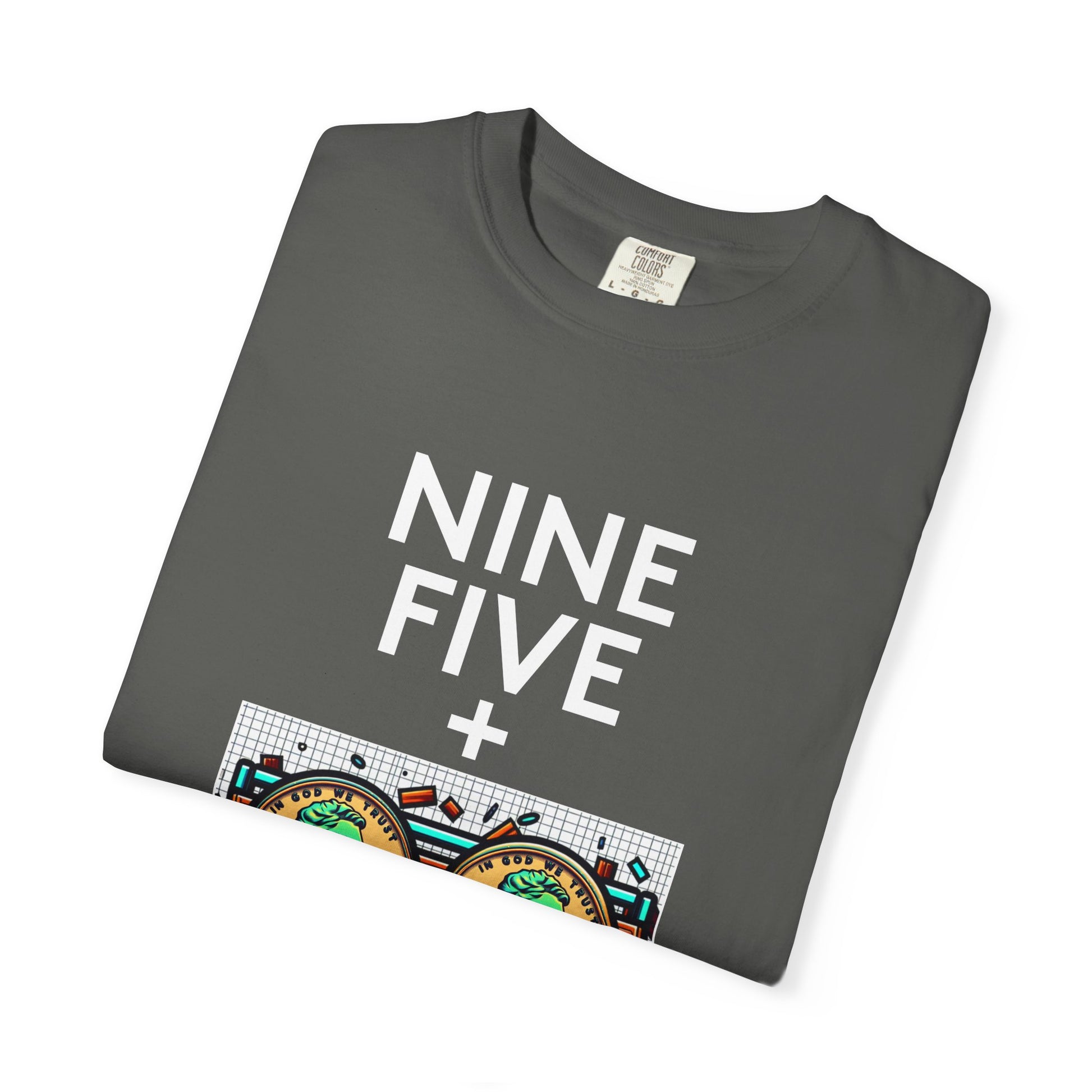 Nine Five Plus Four Pennies Premium Tee - garment-dyed cotton | Genius Mangoes