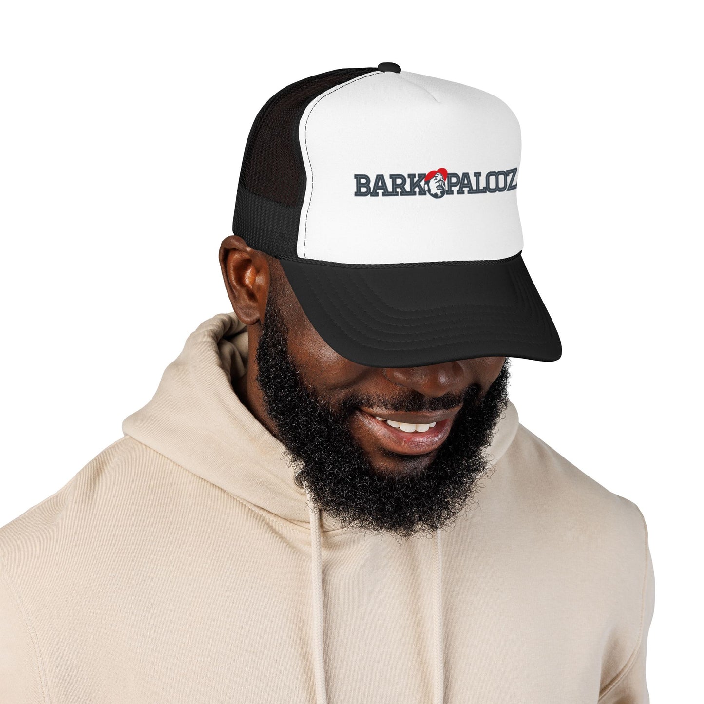 Barkopalooza Logo Foam Trucker Hat | Genius Mangoes
