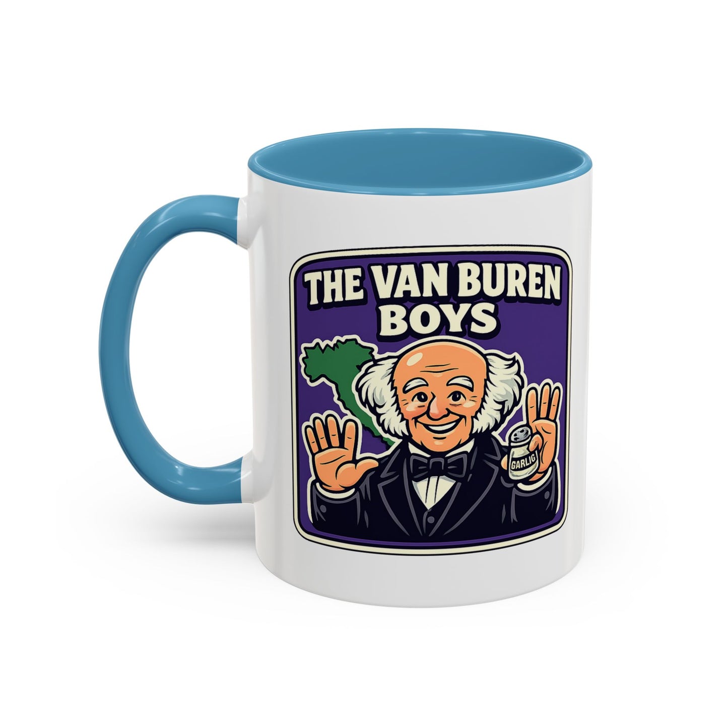The Van Buren Boys Coffee Mug - Color Accent 11oz and 15oz | Genius Mangoes