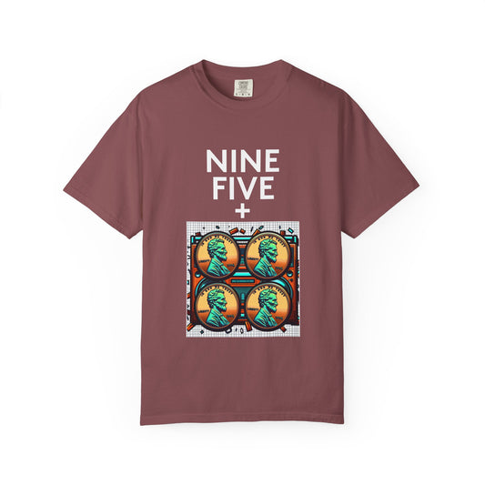 Nine Five Plus Four Pennies Premium Tee - garment-dyed cotton | Genius Mangoes