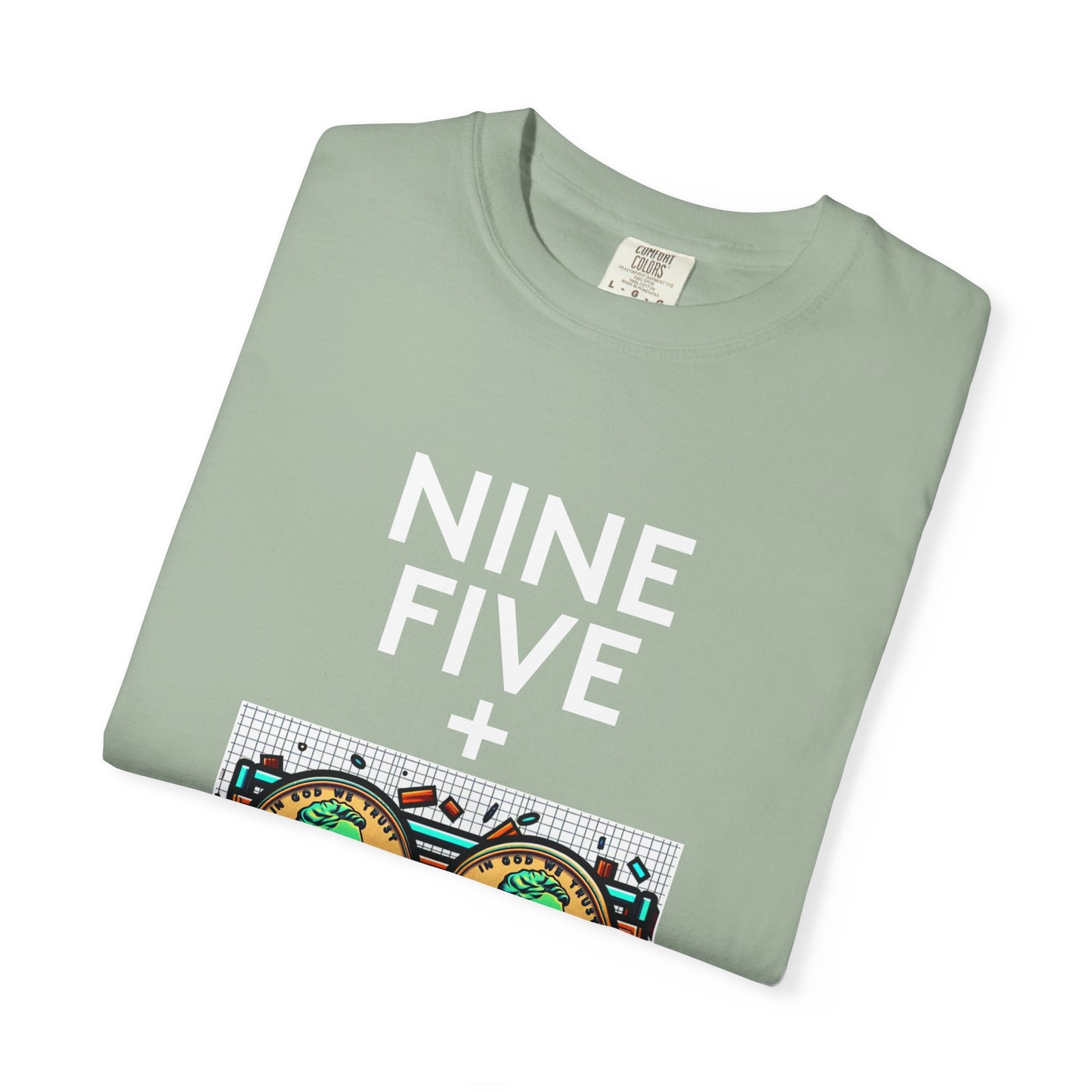 Nine Five Plus Four Pennies Premium Tee - garment-dyed cotton | Genius Mangoes