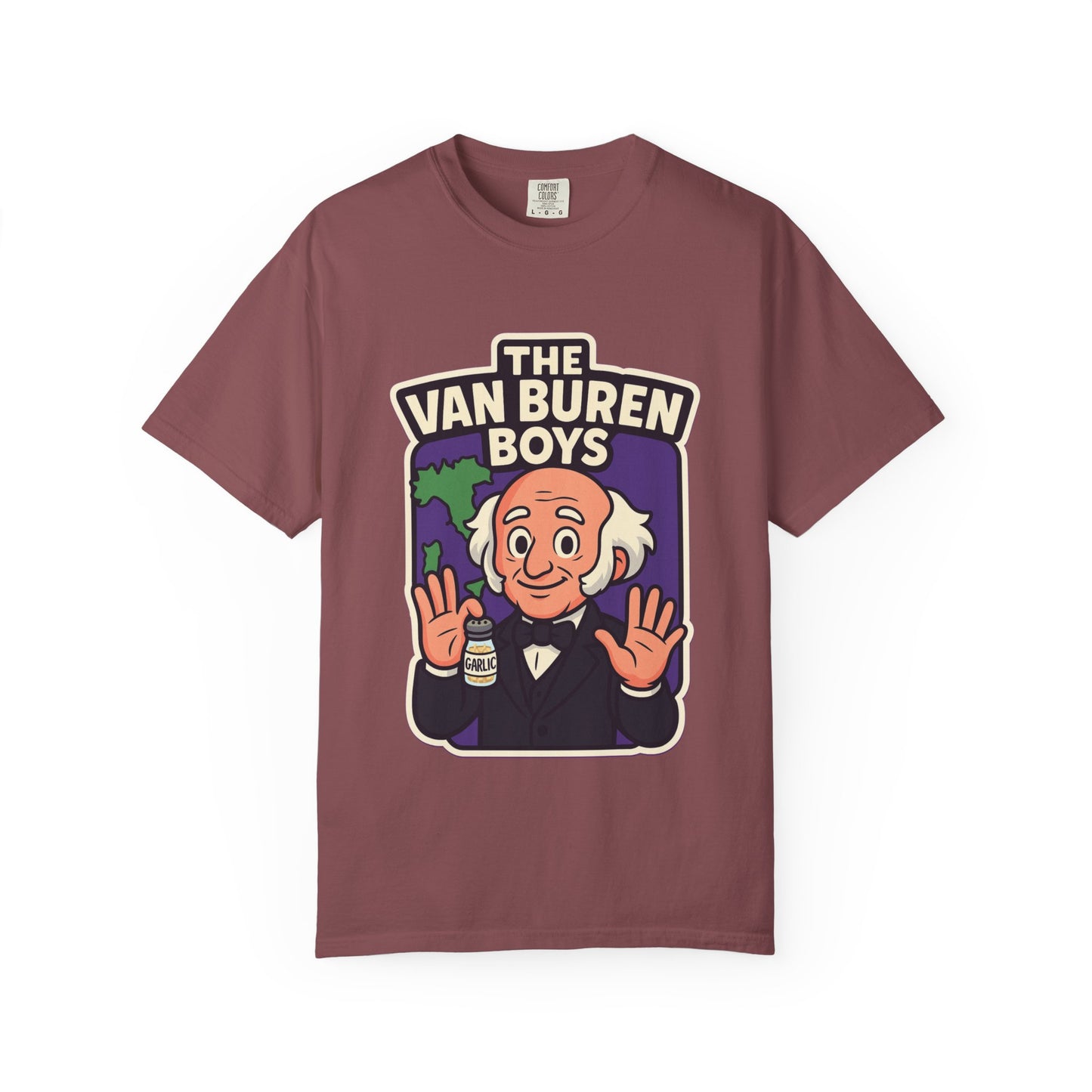 The Van Buren Boys Premium Tee - garment-dyed cotton | Genius Mangoes