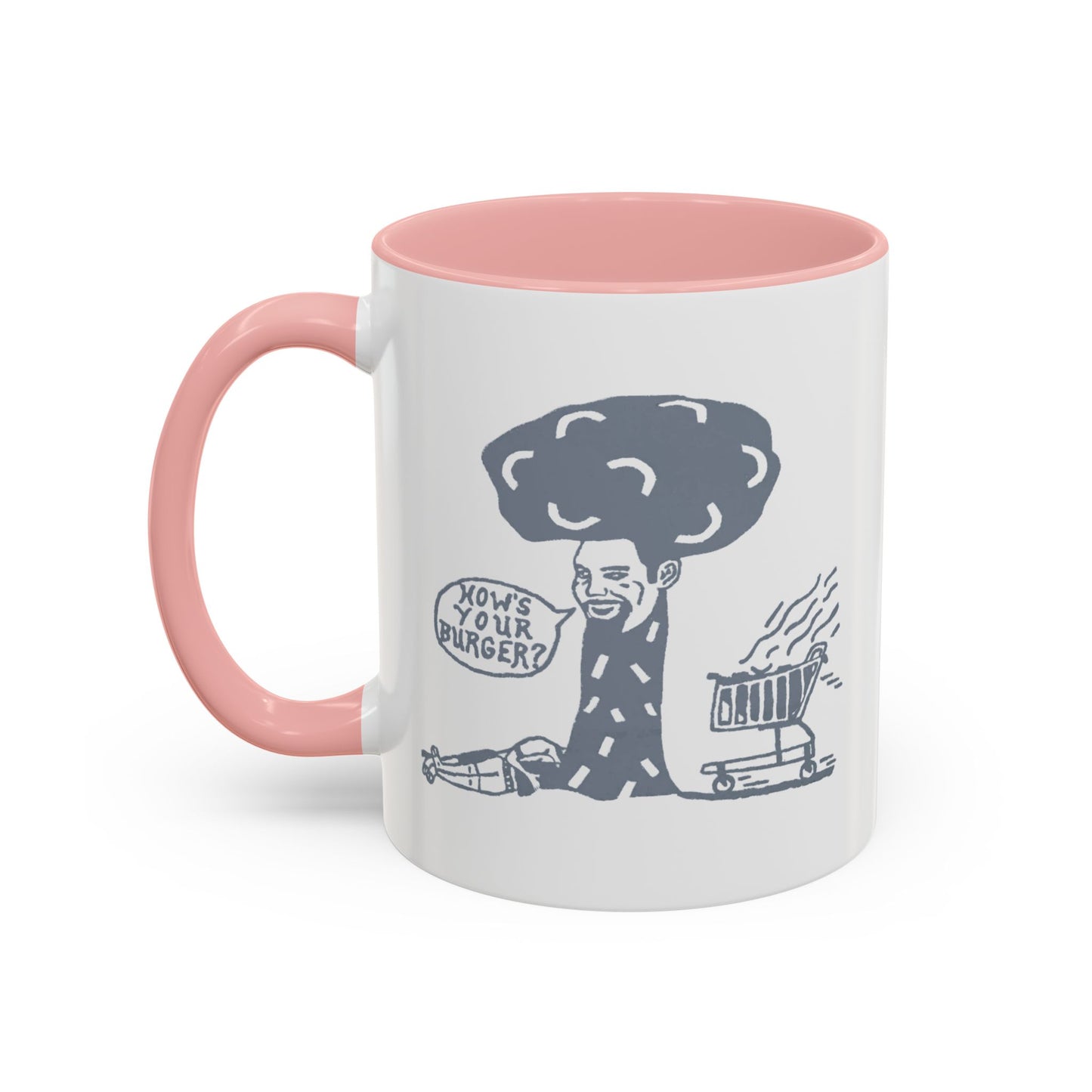 Barkopalooza 2005 - How's Your Burger Coffee Mug - Color Accent 11oz and 15oz | Genius Mangoes