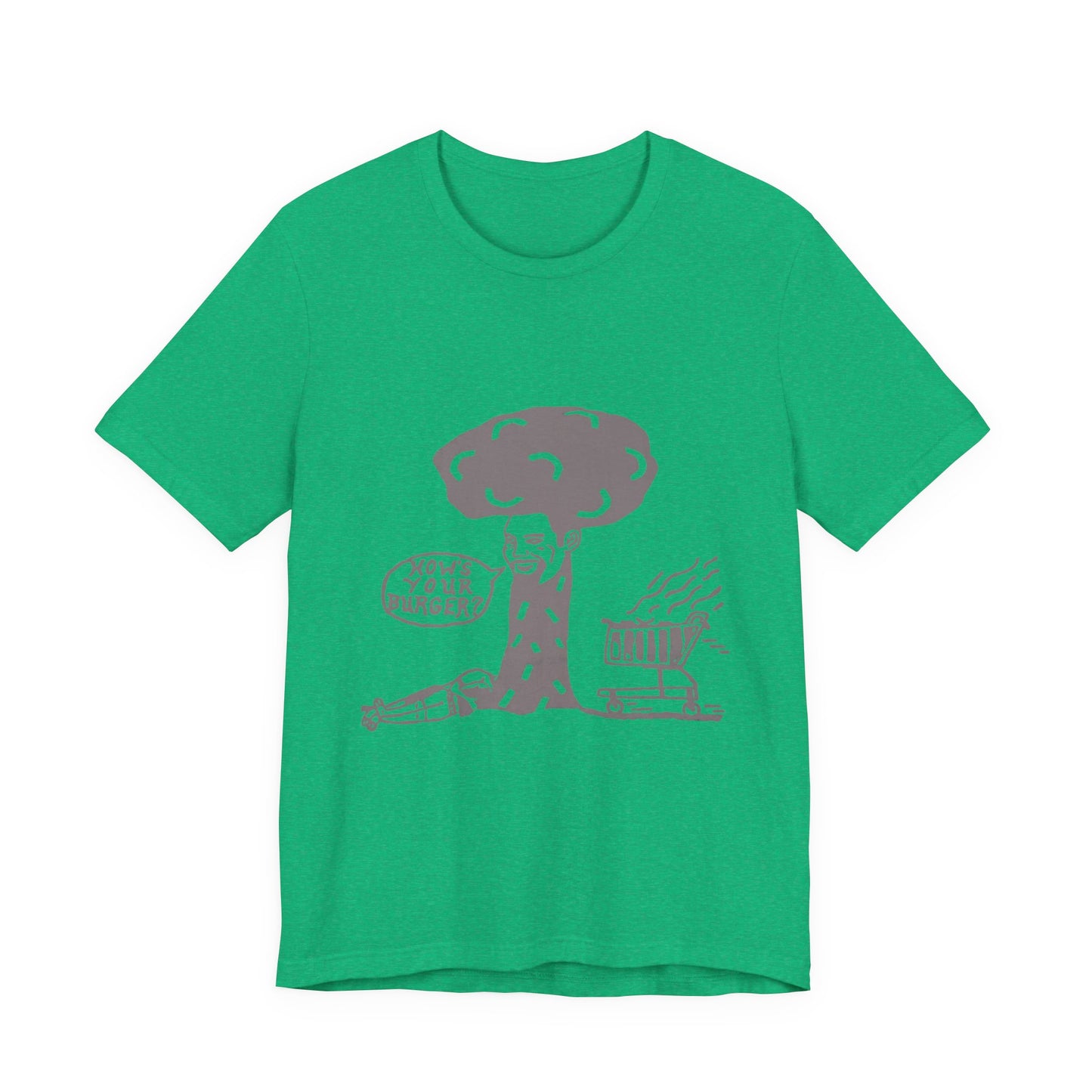 Barkopalooza 2005 - How's Your Burger T-Shirt - premium cotton tee | Genius Mangoes