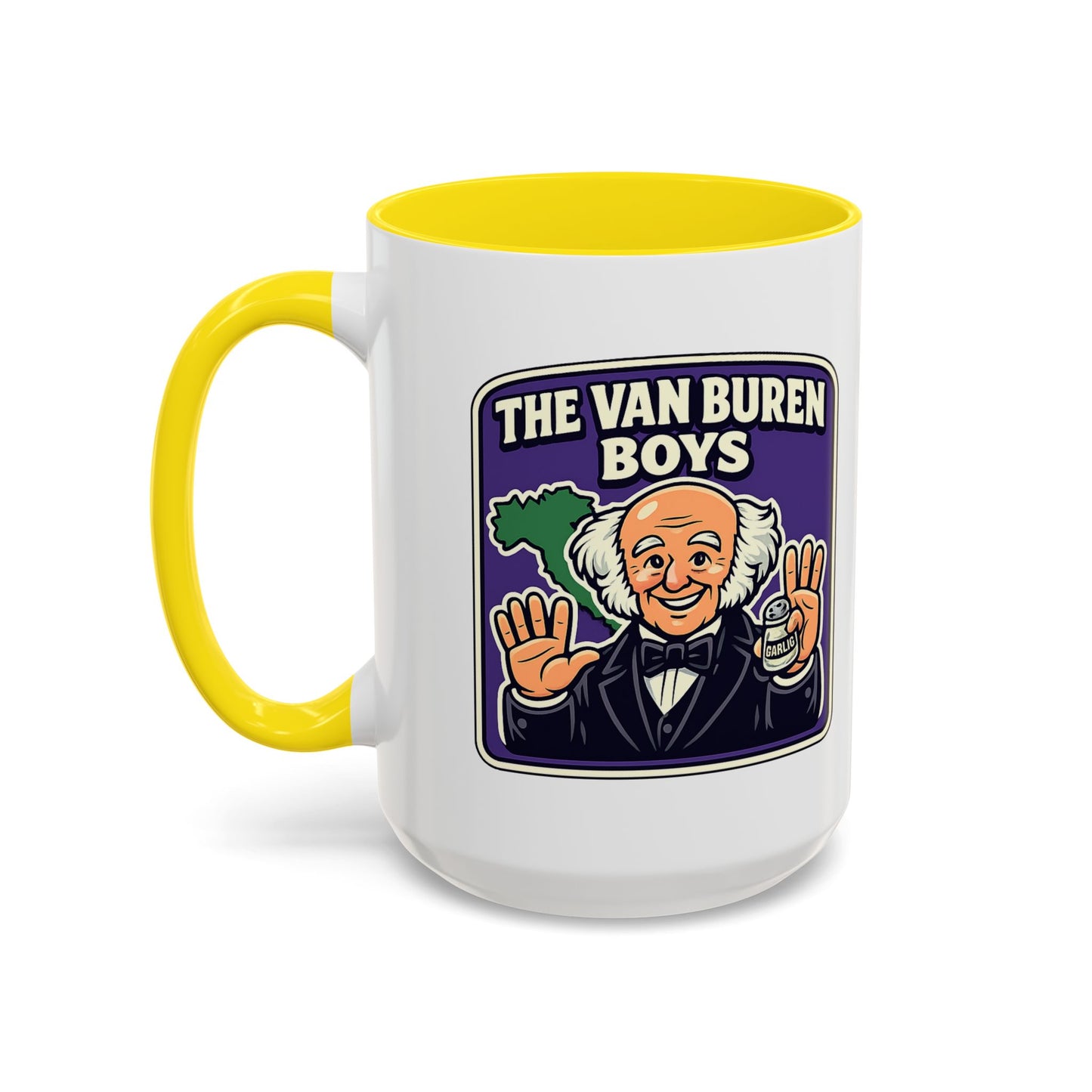 The Van Buren Boys Coffee Mug - Color Accent 11oz and 15oz | Genius Mangoes