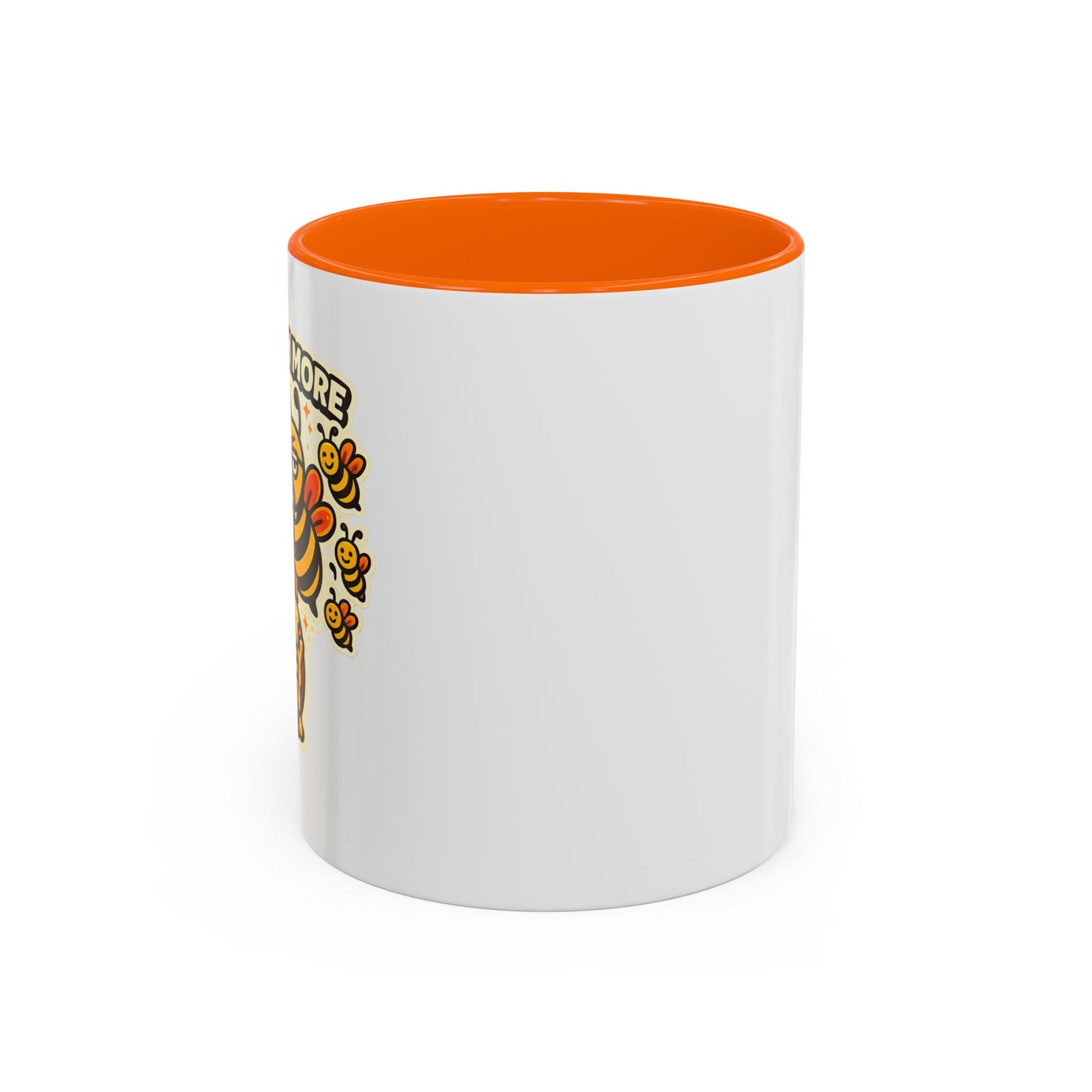 You Catch More Bees with Honey Coffee Mug - Color Accent 11oz and 15oz | Genius Mangoes